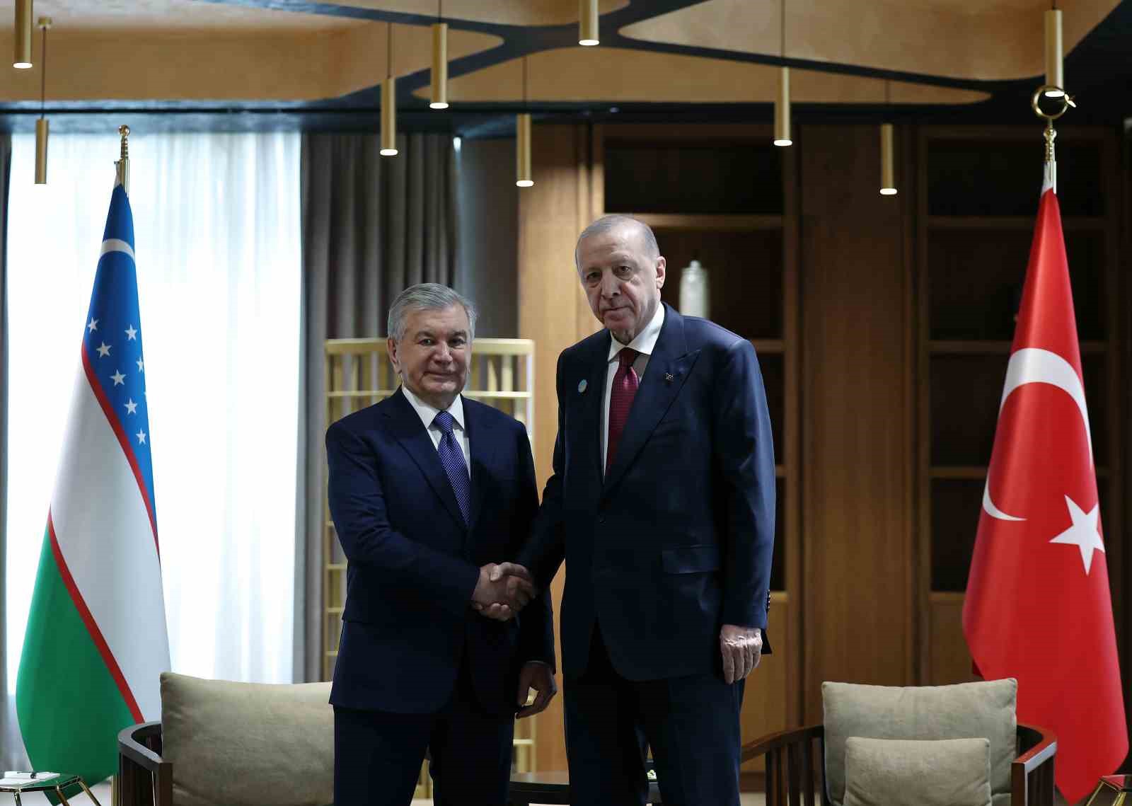 cumhurbaskani erdogan ozbekistan cumhurbaskani mirziyoyev ile gorustu 0 8iHkRQbZ