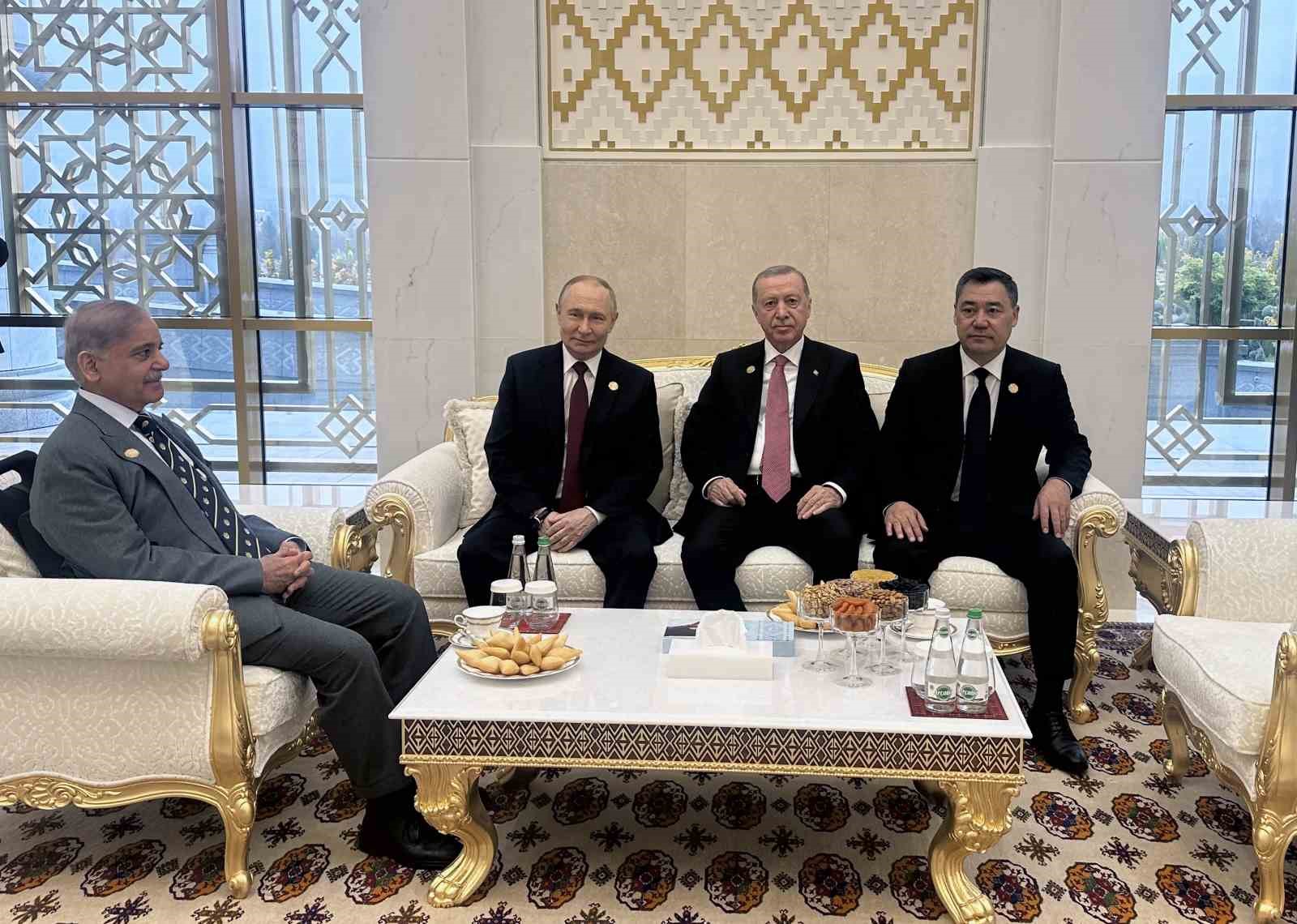 cumhurbaskani erdogan putin serif ve berdimuhammedov ile gorustu 0 uIS4p6Lt