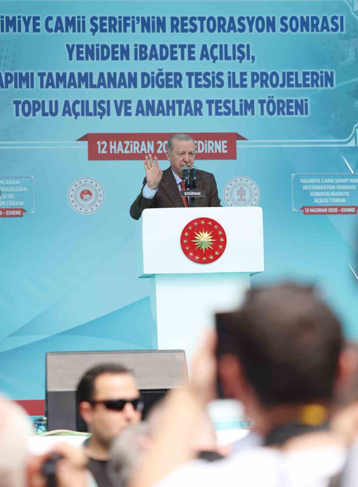 cumhurbaskani erdogan selimiye camiinin 450 yillik tarihindeki en kapsamli restorasyonu yaptik 17 MSurTs27