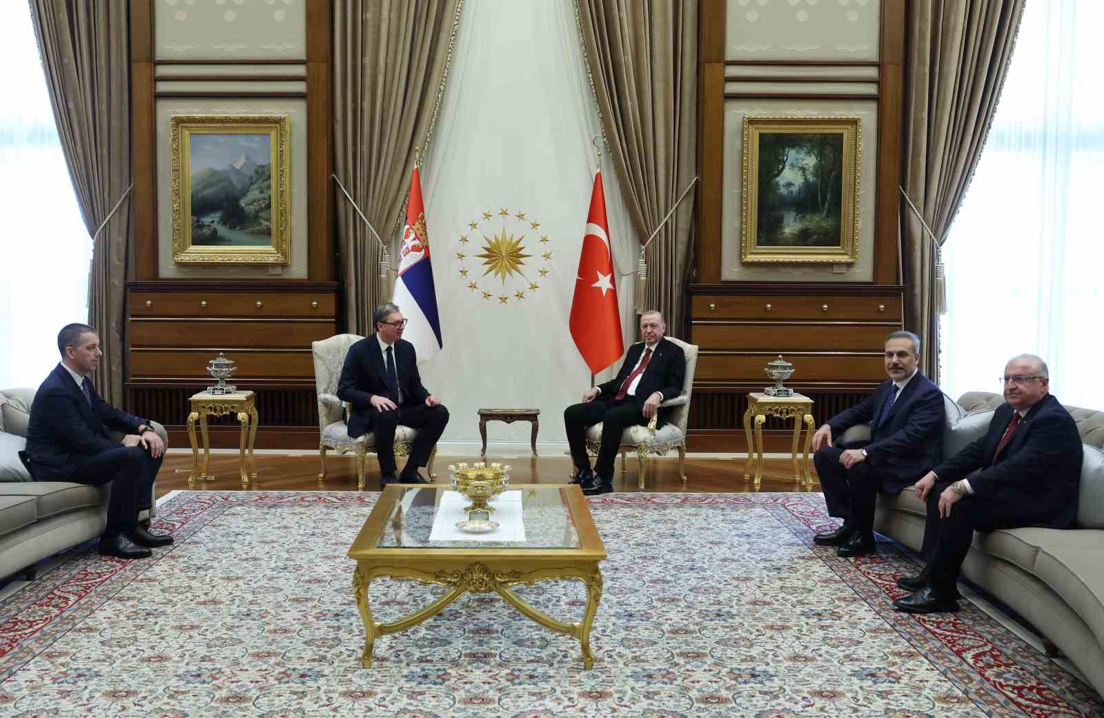 cumhurbaskani erdogan sirbistan cumhurbaskani vucic ile bir araya geldi 10