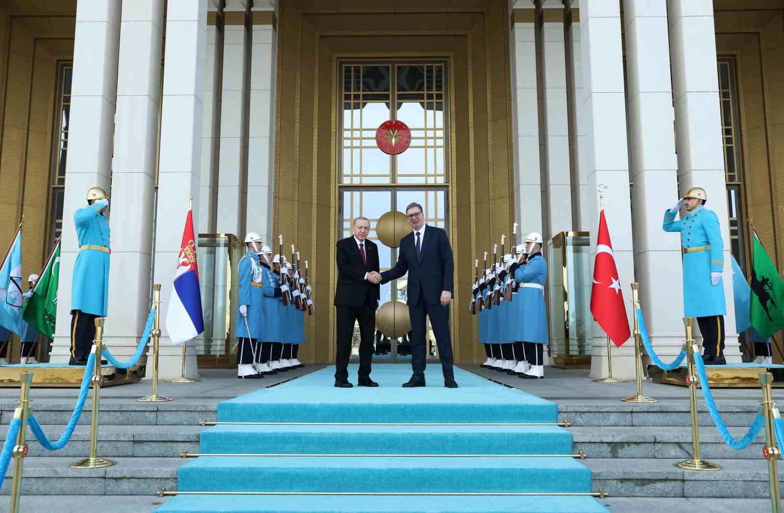 cumhurbaskani erdogan sirbistan cumhurbaskani vucic ile bir araya geldi 5 TunQfVqj