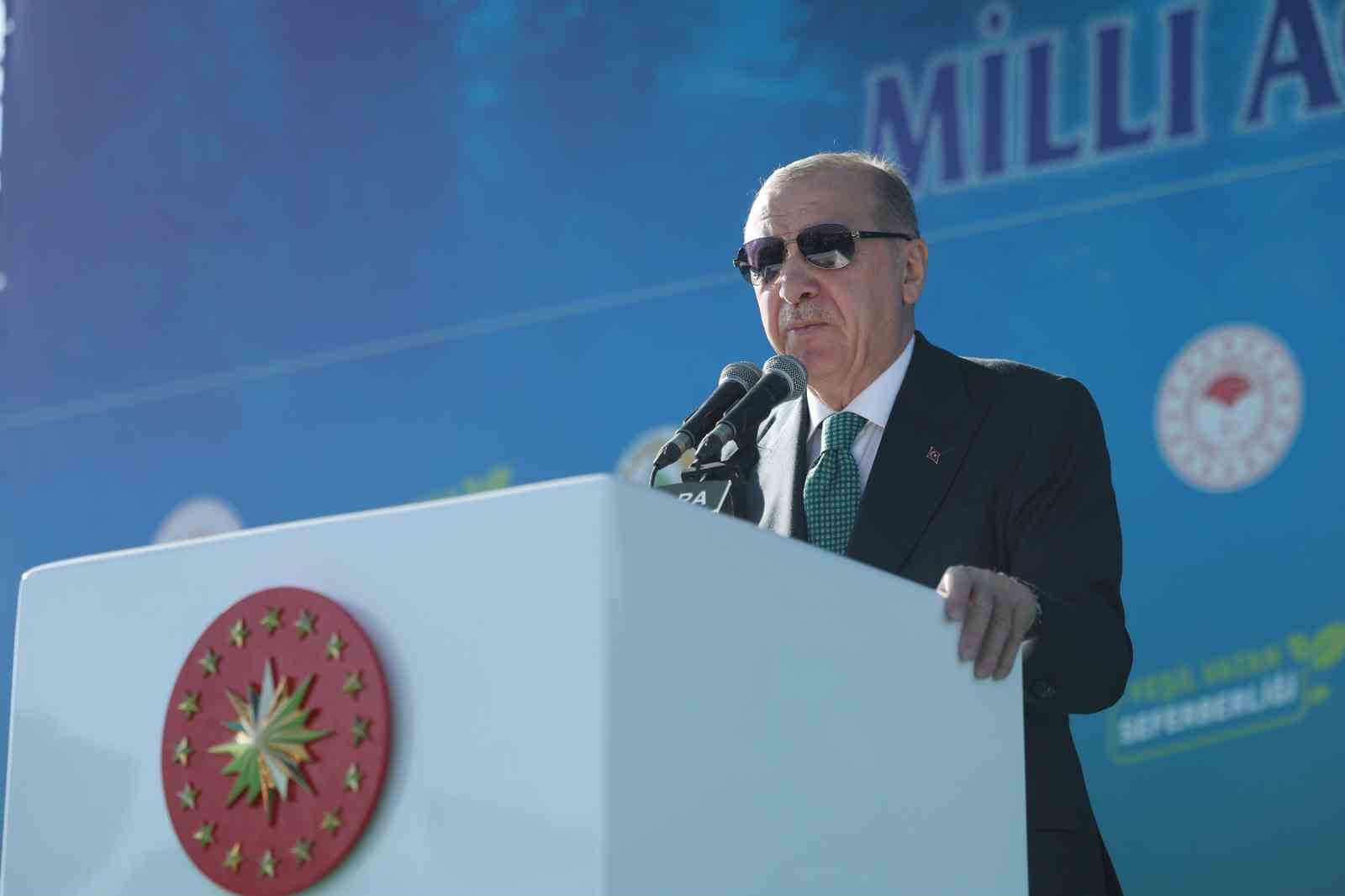 cumhurbaskani erdogan son 23 yilda 7 bucuk milyar fidan ve tohumu toprakla bulusturduk 12 3DkJbJQV