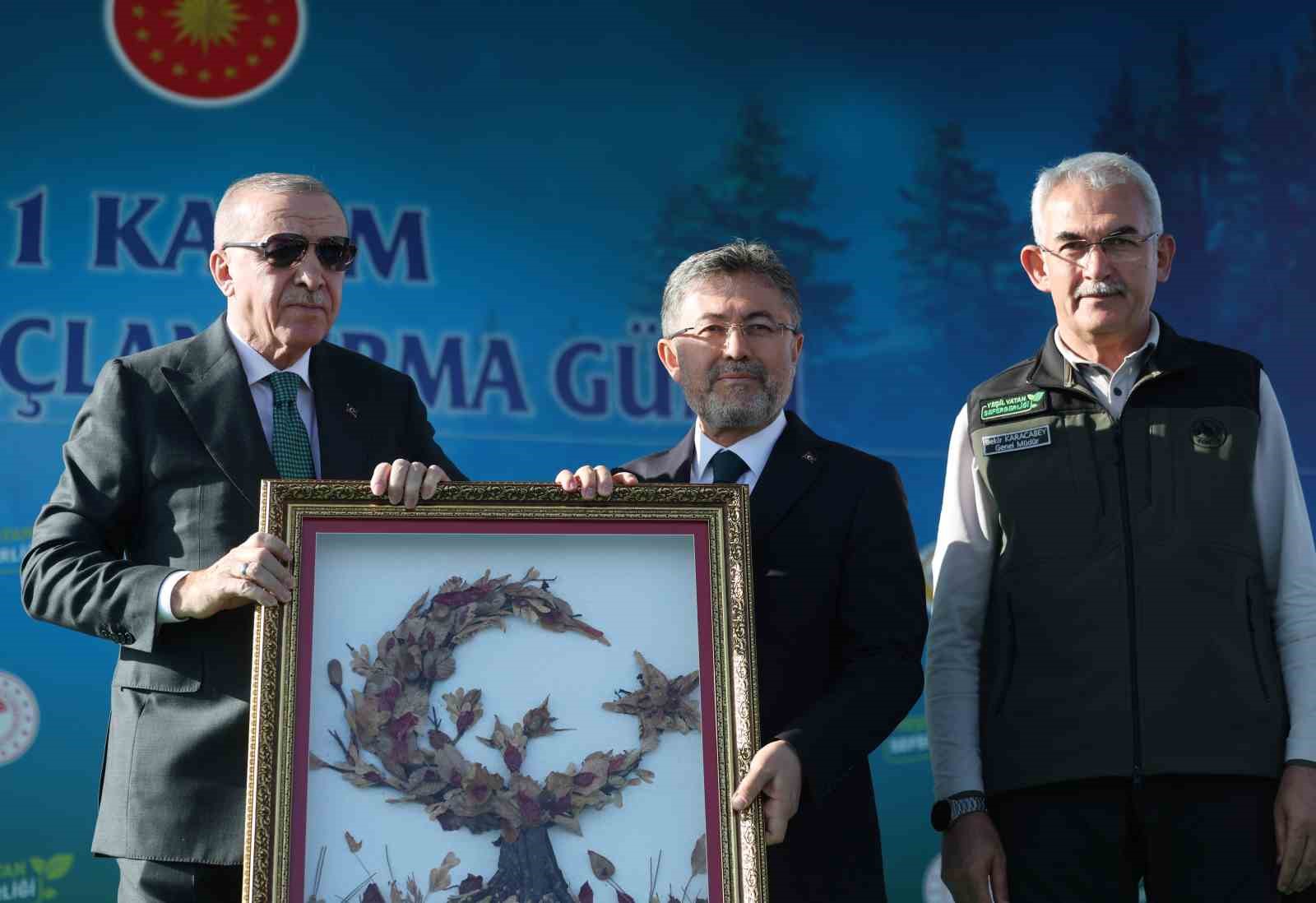 cumhurbaskani erdogan son 23 yilda 7 bucuk milyar fidan ve tohumu toprakla bulusturduk 14 KBECmeby