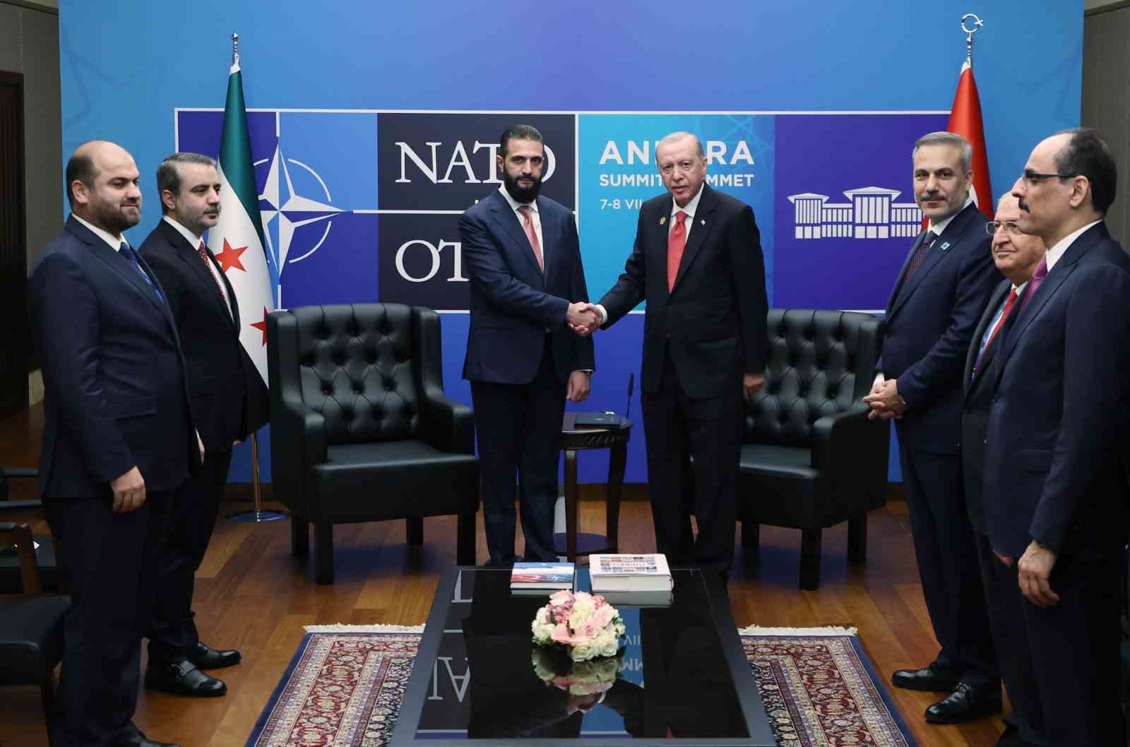 cumhurbaskani erdogan suriye cumhurbaskani ahmed sara bir araya geldi 0 hef8ulvu