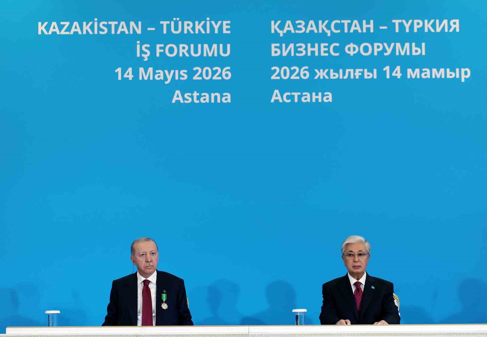 Cumhurbaşkanı Erdoğan Türkiye-Kazakistan İş Forumu kapanışında konuştu:"Hazar Geçişli Orta Koridor’un ihyası için çalışıyoruz" 5 cumhurbaskani erdogan turkiye kazakistan is forumu kapanisinda konustuhazar gecisli orta koridorun ihyasi icin calisiyoruz 1 Wceer3aM