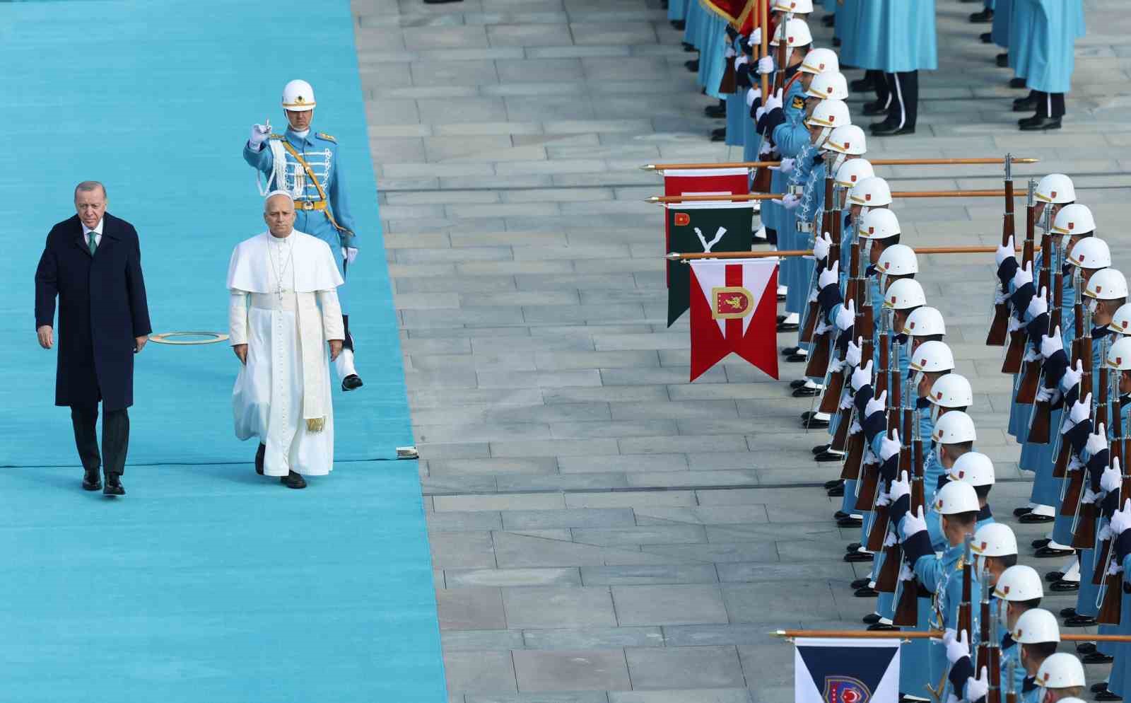 Cumhurbaşkanı Erdoğan, Vatikan Devlet Başkanı Papa 14. Leo’yu resmi törenle karşıladı 16 cumhurbaskani erdogan vatikan devlet baskani papa 14 leoyu resmi torenle karsiladi 12 9UcMJ7pj
