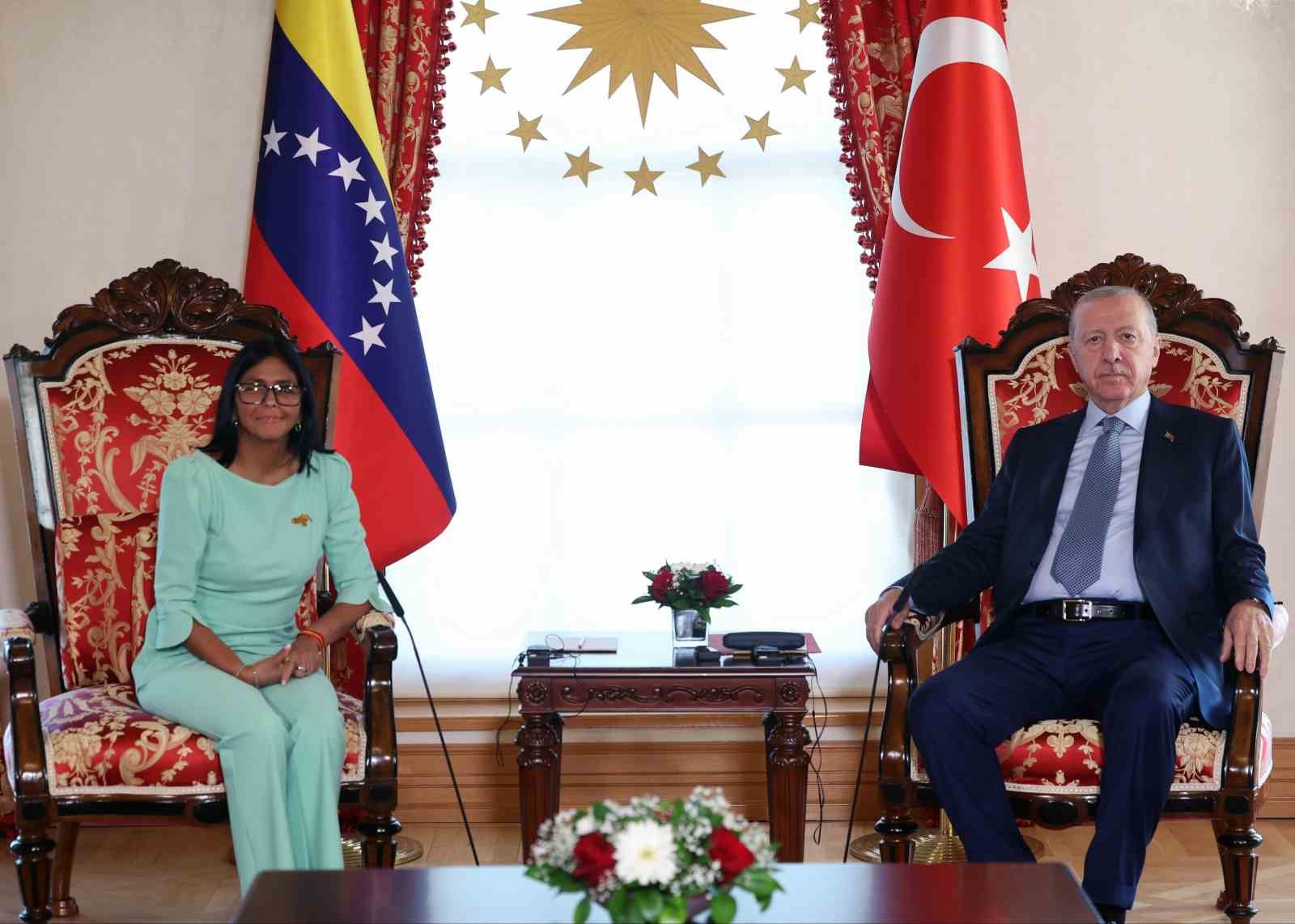 Cumhurbaşkanı Erdoğan, Venezuela Cumhurbaşkanı Vekili Rodriuez ile görüştü 5 cumhurbaskani erdogan venezuela cumhurbaskani vekili rodriuez ile gorustu 1 2GX9hEiS