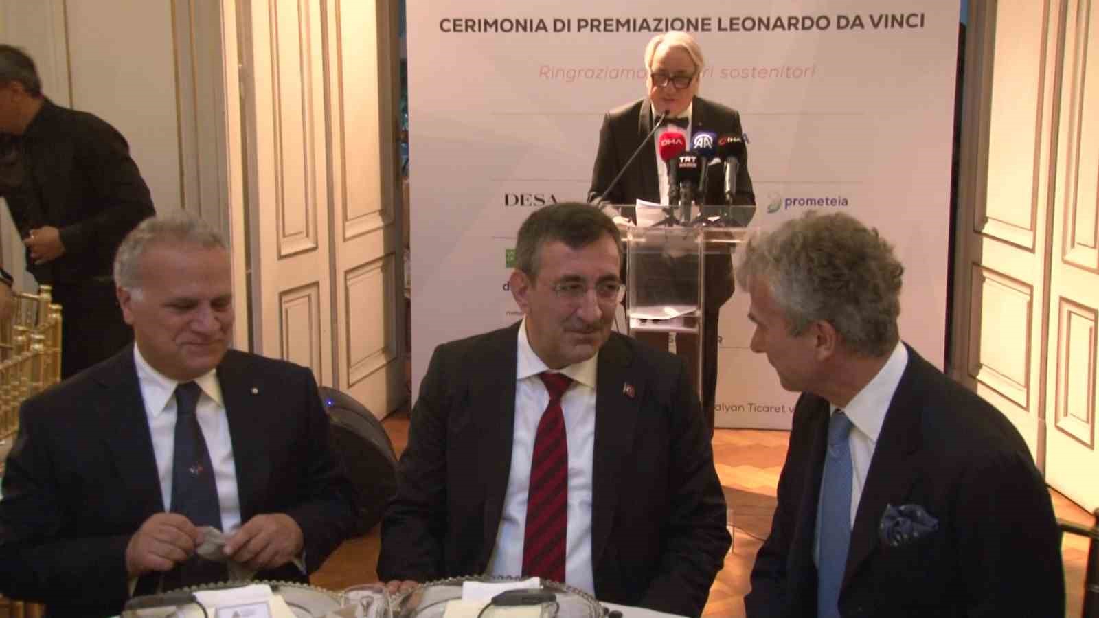 cumhurbaskani yardimcisi cevdet yilmaz turk sirketleri italyan pazarinda giderek daha dinamik bir rol oynamaktadir VSDP3YSq
