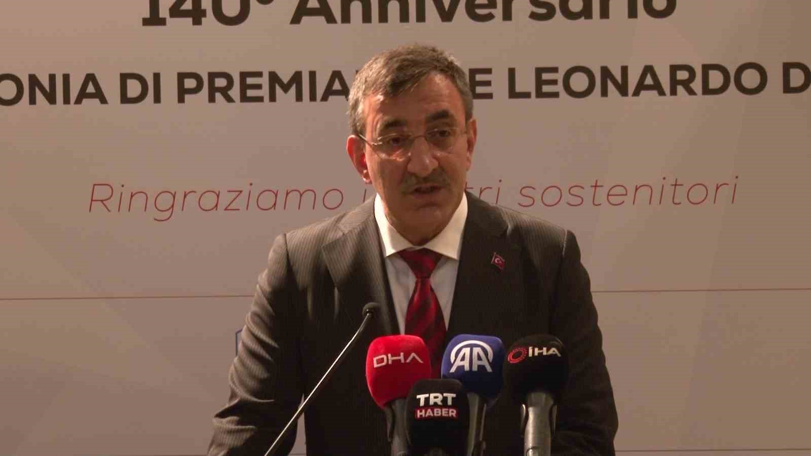 cumhurbaskani yardimcisi cevdet yilmaz turk sirketleri italyan pazarinda giderek daha dinamik bir rol oynamaktadir rVjPMHHM