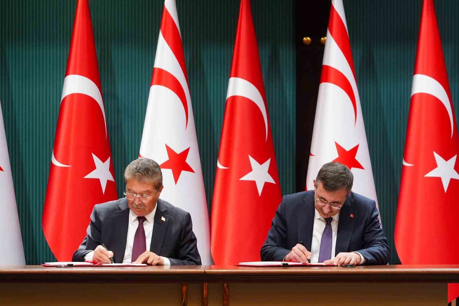 cumhurbaskani yardimcisi yilmaz kktc ile isbirligi anlasmasi 2026 yili anlasmasi kapsaminda devirlerle birlikte yaklasik ZpvLTBuN