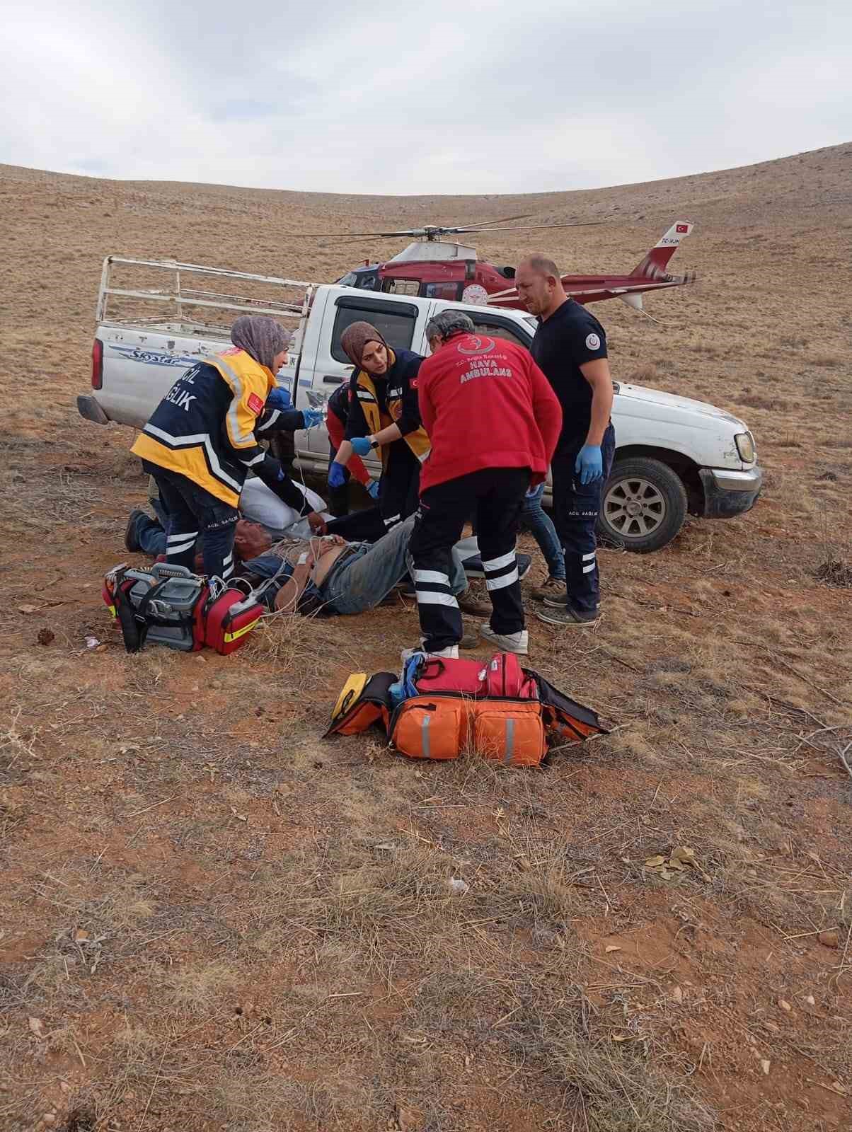 dagda kalp krizi geciren cobanin imdadina hava ambulansi yetisti 2 gNhy5eb4