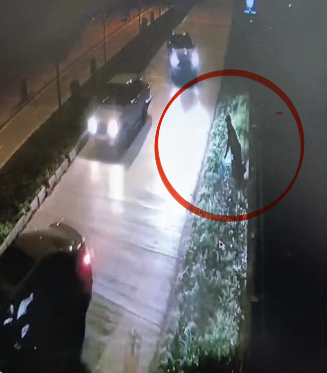 dehset sacan aracin polise carpma ani kameraya yansidi 3