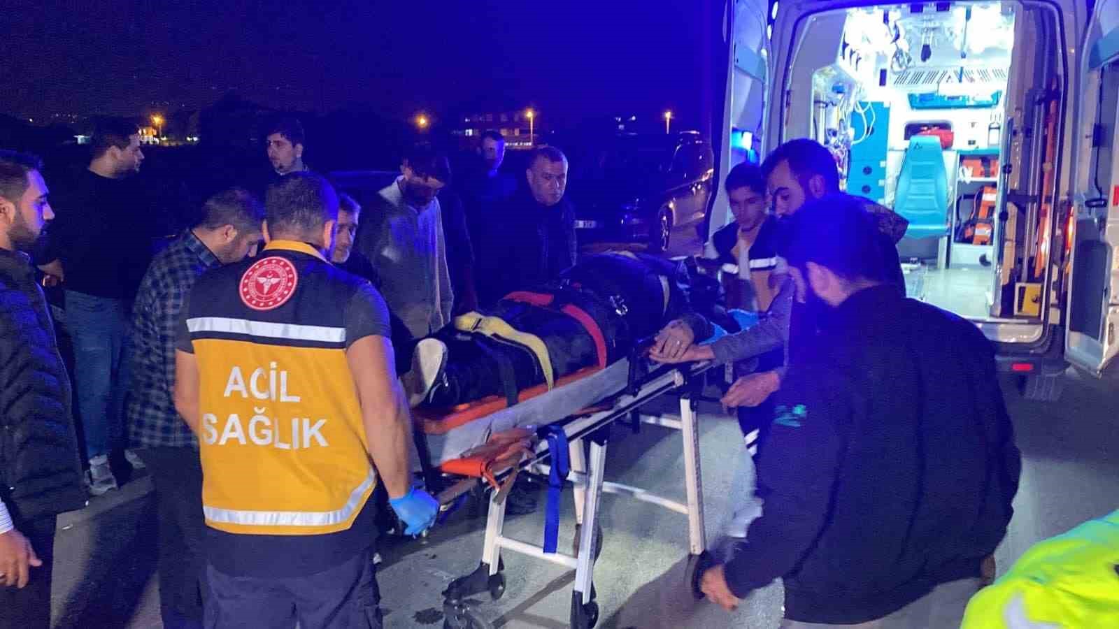 denetimden cikan motosiklet kaldirma carpti 1 agir yarali 3