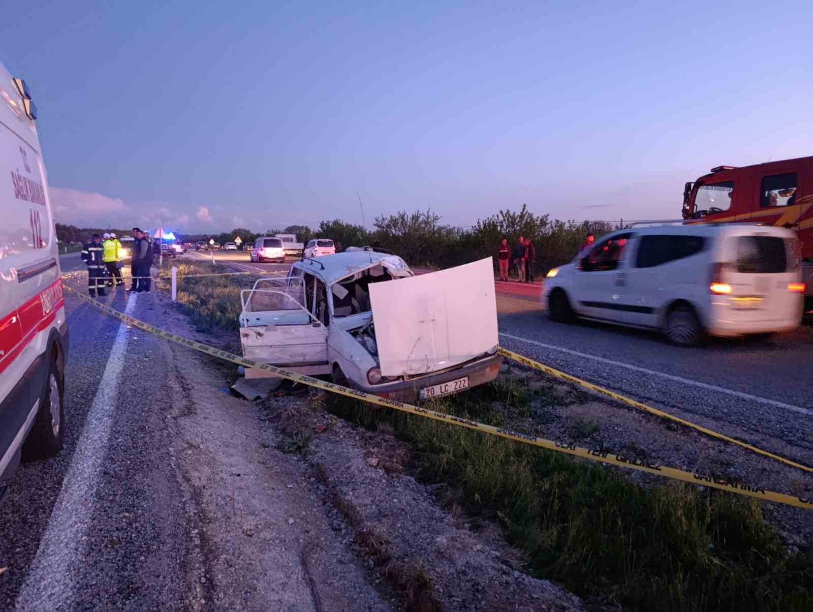 Denizli’de otomobil takla attı: 1 ölü, 4 yaralı 5 denizlide otomobil takla atti 1 olu 4 yarali 1 NhA4eKAa
