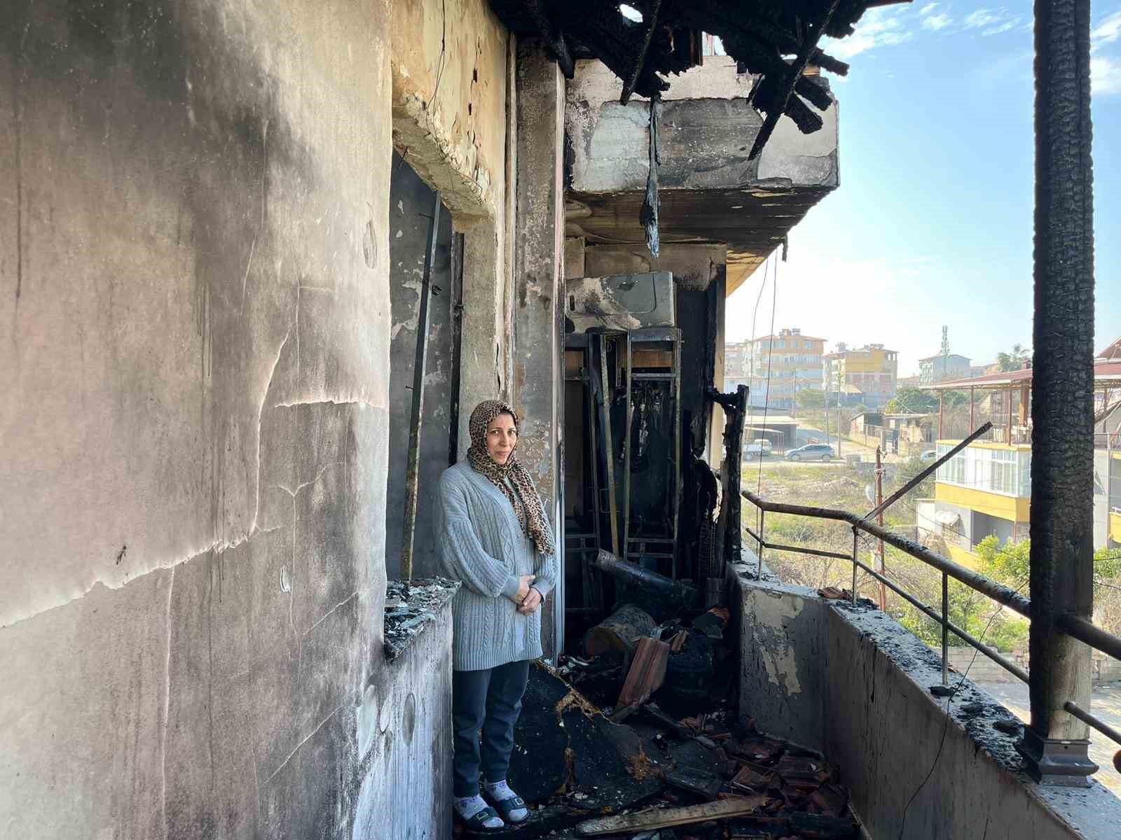 depremde esini ve evladini kaybeden kadin ikinci kez felaketi yasadigi yanginda tum birikimini ve IyT3pOiZ