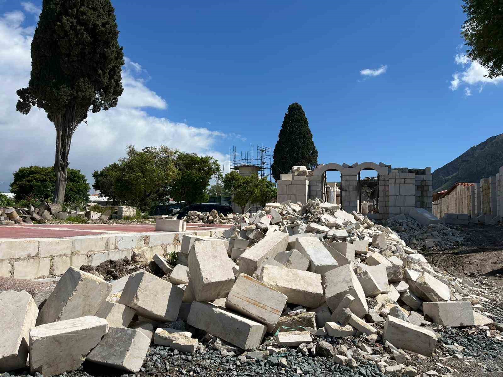depremde yerle bir olan antakya ulu cami yeniden vatandaslarla bulusacagi gunu bekliyor 3