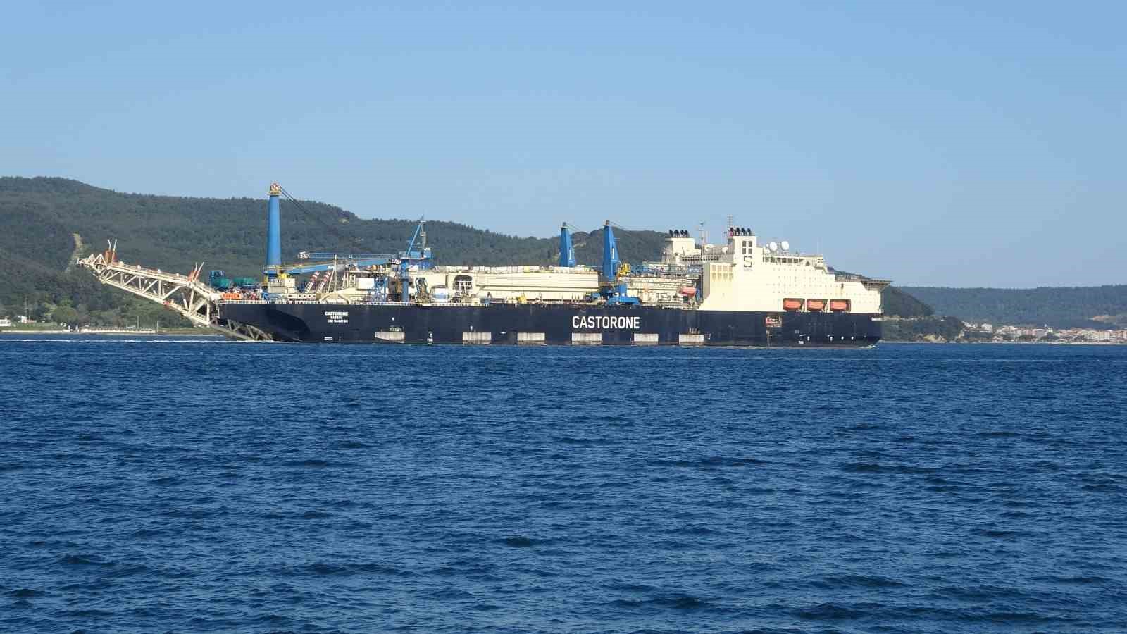 Derin denizlerde boru döşeme gemisi ’Castorone’, Çanakkale Boğazı’ndan geçti 7 derin denizlerde boru doseme gemisi castorone canakkale bogazindan gecti 3 FwmcbkAL