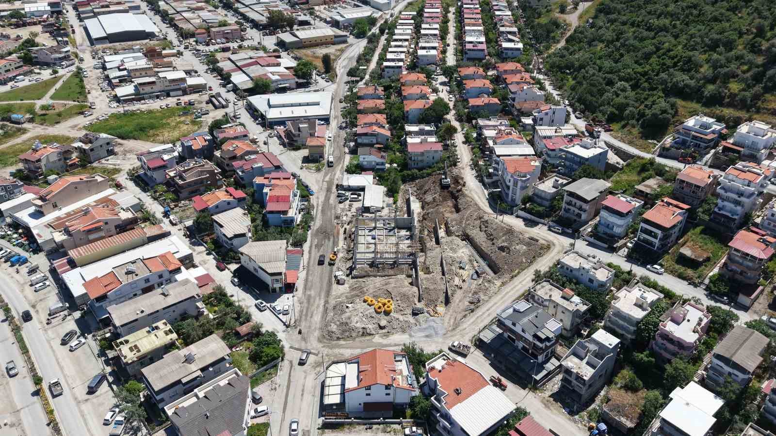 dikilinin yeni itfaiye binasi hizla yukseliyor 1 rXVhbIXV