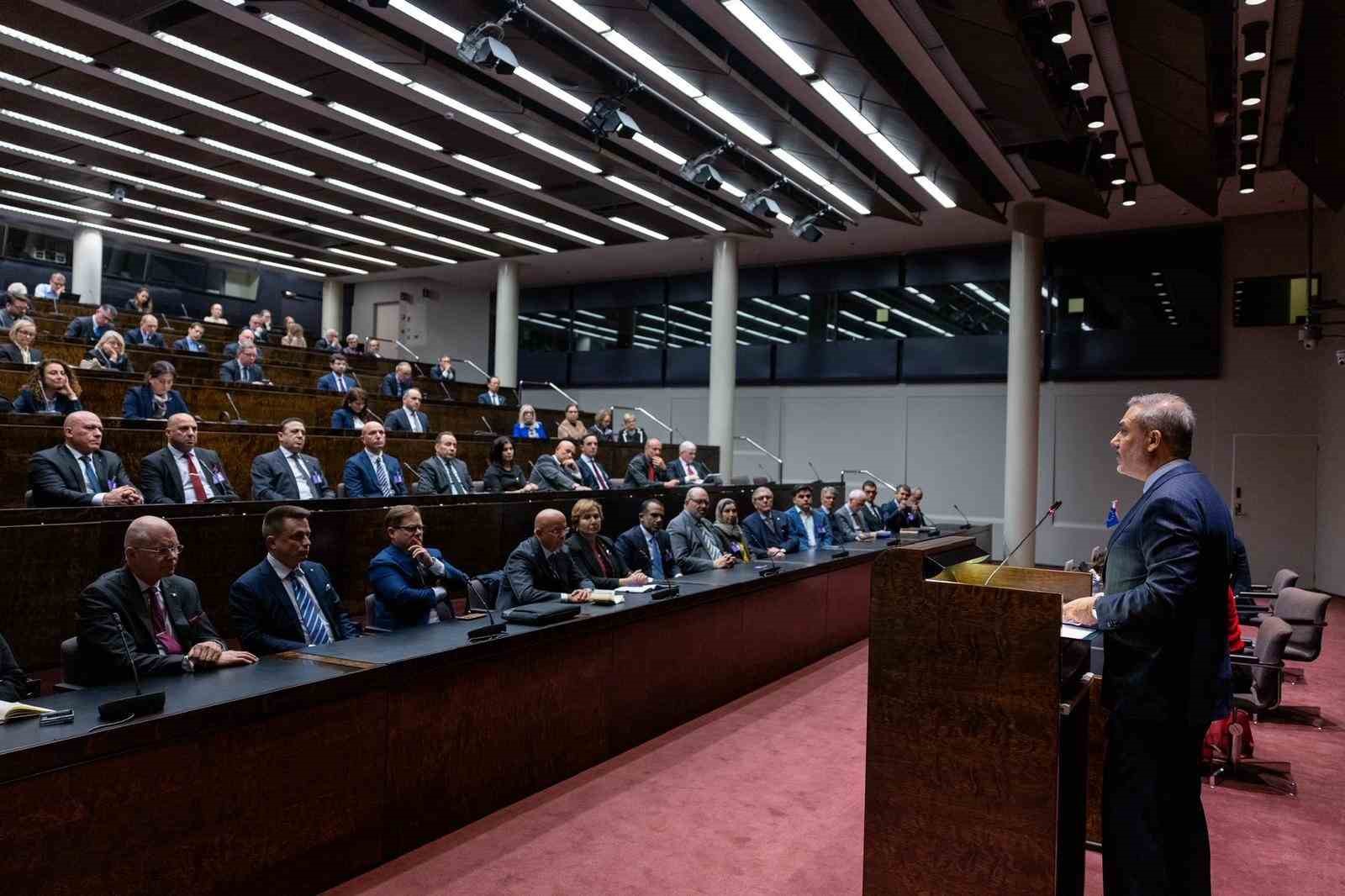 disisleri bakani fidan finlandiya turkiye parlamentolararasi dostluk grubunun duzenlendigi toplantida konustu 5 r5kvb5E8