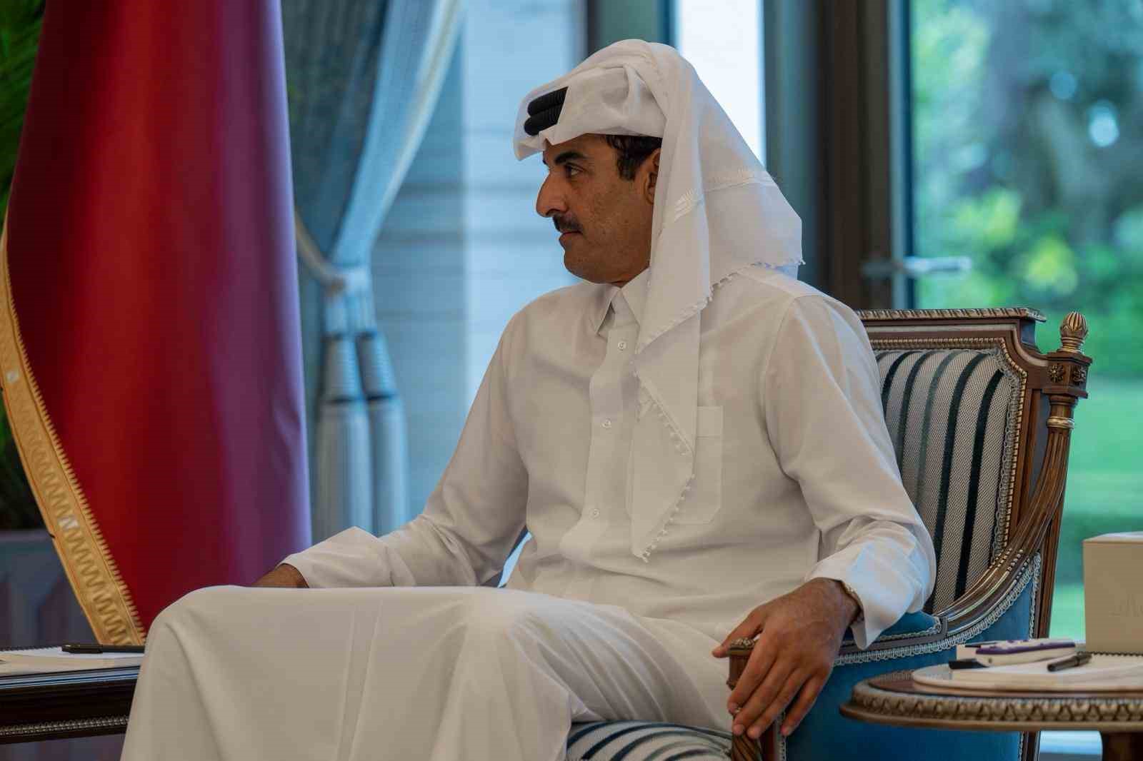 disisleri bakani fidan katar emiri al thani ile bir araya geldi 1 VK6982Lw