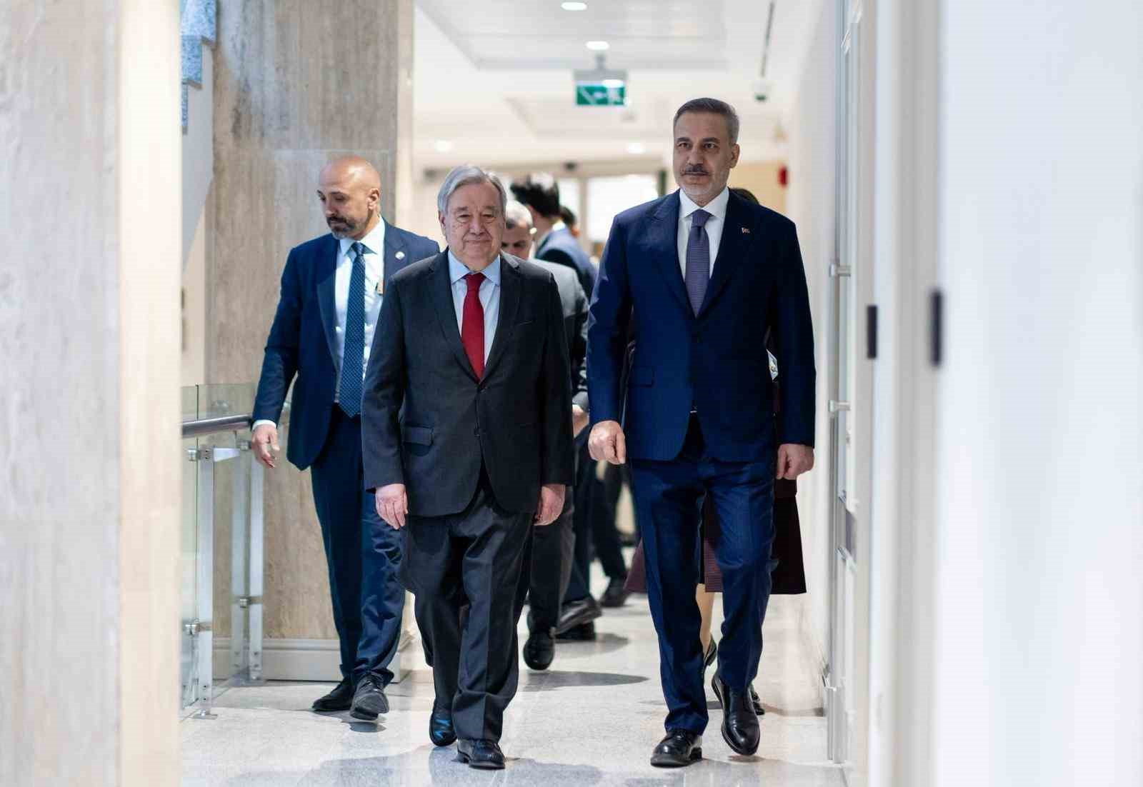 disisleri bakani hakan fidan birlesmis milletler genel sekreteri antonio guterres ile ankarada bir araya 4b9wW7GP