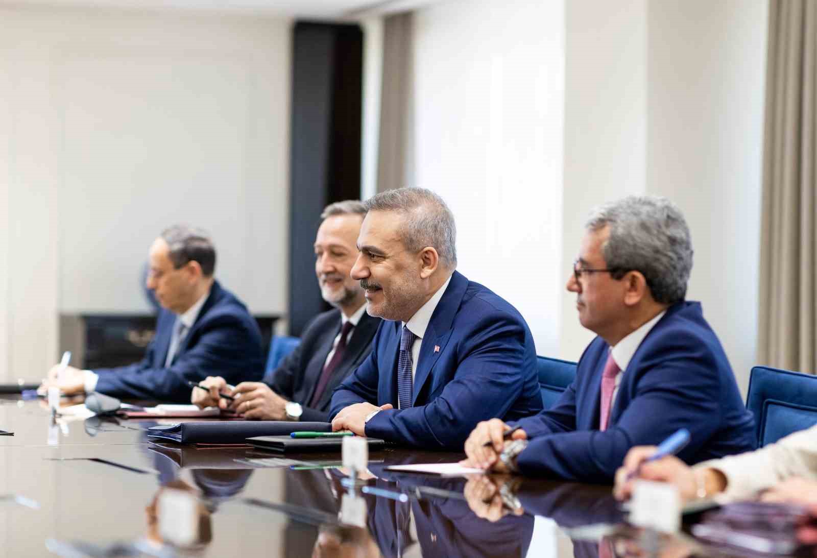 disisleri bakani hakan fidan birlesmis milletler genel sekreteri antonio guterres ile ankarada bir araya gEJDHDsb