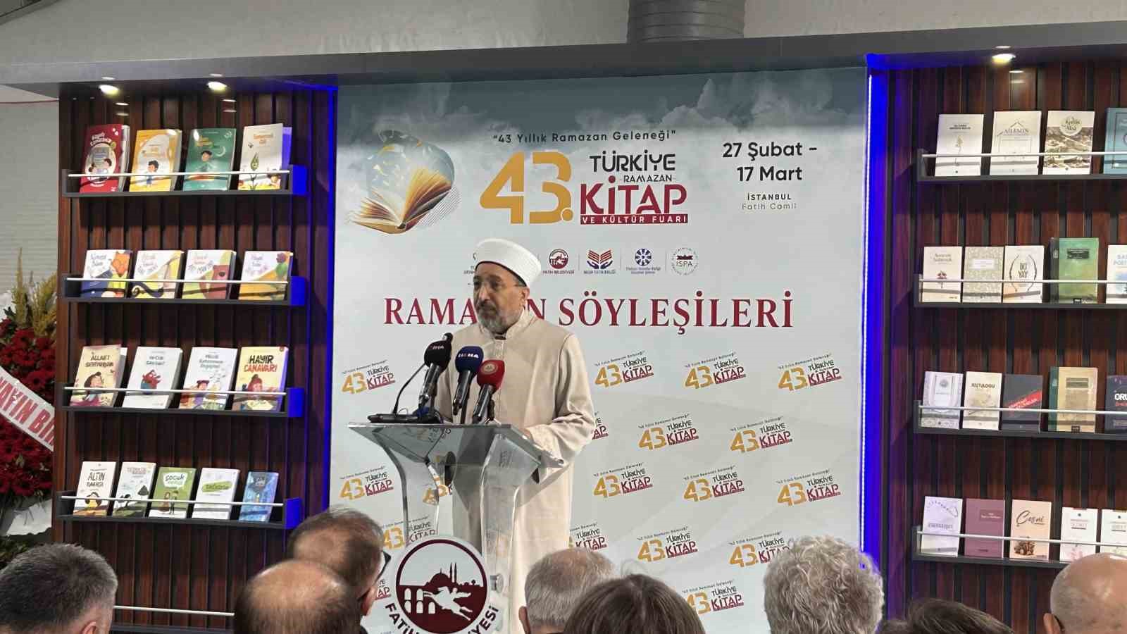 Diyanet İşleri Başkanı Arpaguş: "Yeryüzünde kitabın serüveni ilahi hitapla başlamıştır. İnsanlığı kitap ile tanıştıranlar da bu ilahi hitabın muhatabı olan peygamberlerdir" 7 diyanet isleri baskani arpagus yeryuzunde kitabin seruveni ilahi hitapla baslamistir insanligi kitap ile tanistiranlar 4RQcyaju
