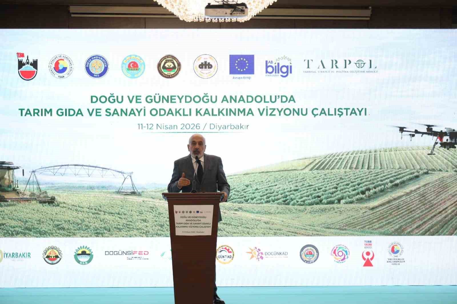 Diyarbakır’da Doğu ve Güneydoğu Anadolu’da Tarım Gıda ve Sanayi Odaklı Kalkınma Vizyonu Çalıştayı düzenlendi 5 diyarbakirda dogu ve guneydogu anadoluda tarim gida ve sanayi odakli kalkinma vizyonu calistayi duzenlendi 6LzN6tWP