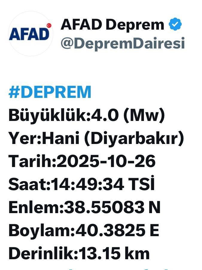 Diyarbakır’da korkutan deprem 4 diyarbakirda korkutan deprem 0