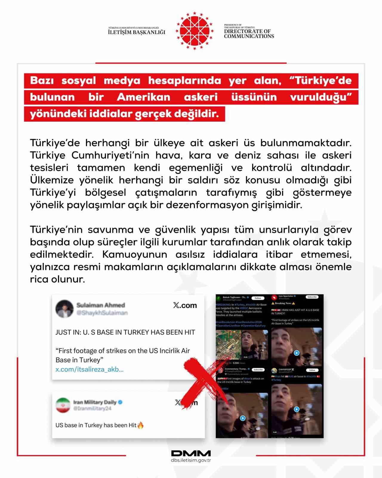 dmm turkiyede herhangi bir ulkeye ait askeri us bulunmamaktadir 0 JTtHXeNE