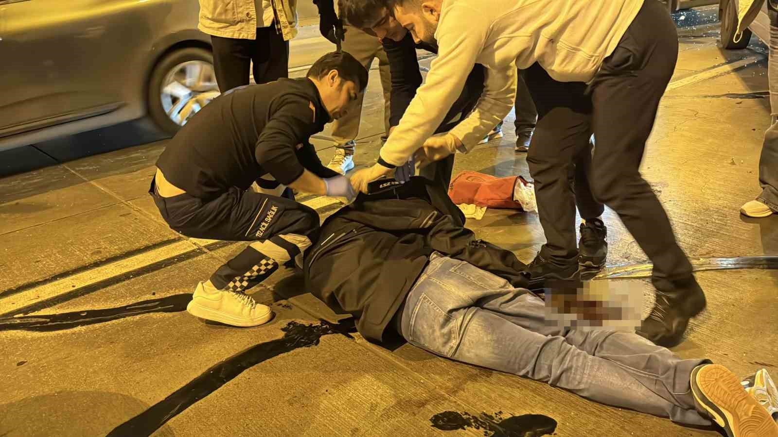 dolmabahce bomonti tunelinde otomobile carpan motosikletli agir yaralandi 0 2PSvfh5f