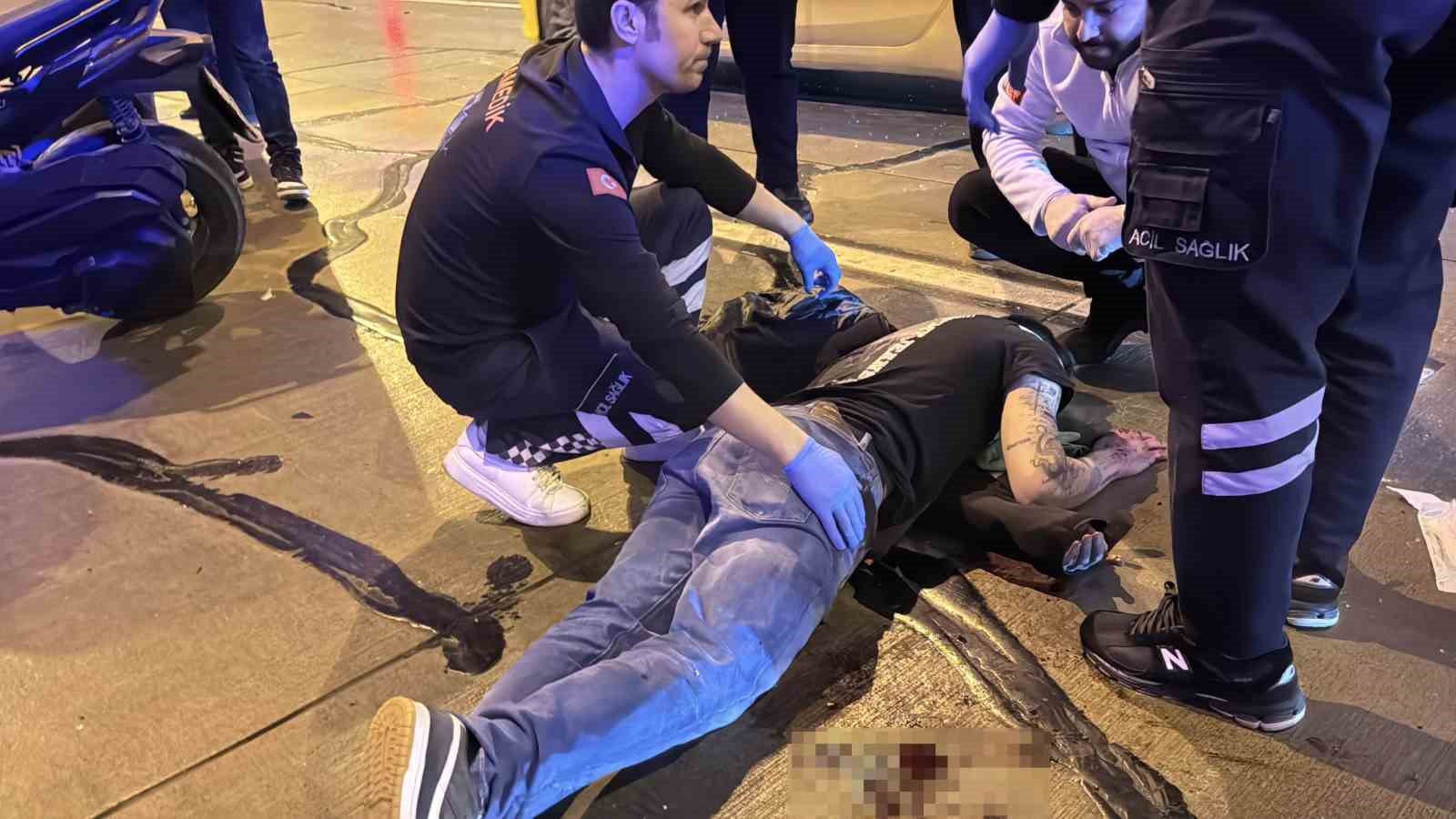 dolmabahce bomonti tunelinde otomobile carpan motosikletli agir yaralandi 1 ynrNQ1u1