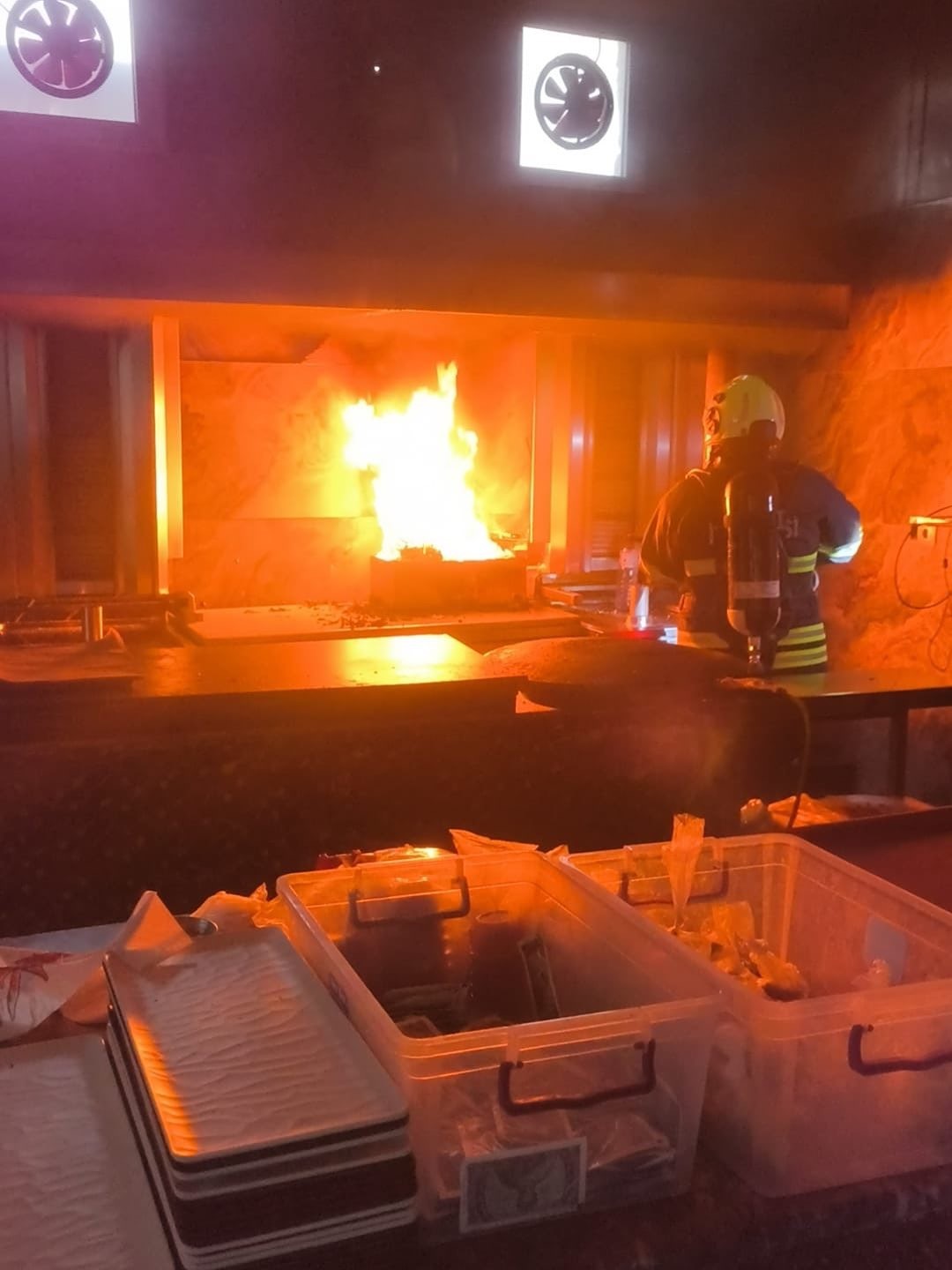 donercide kizartma makinesi alevlere teslim oldu 0