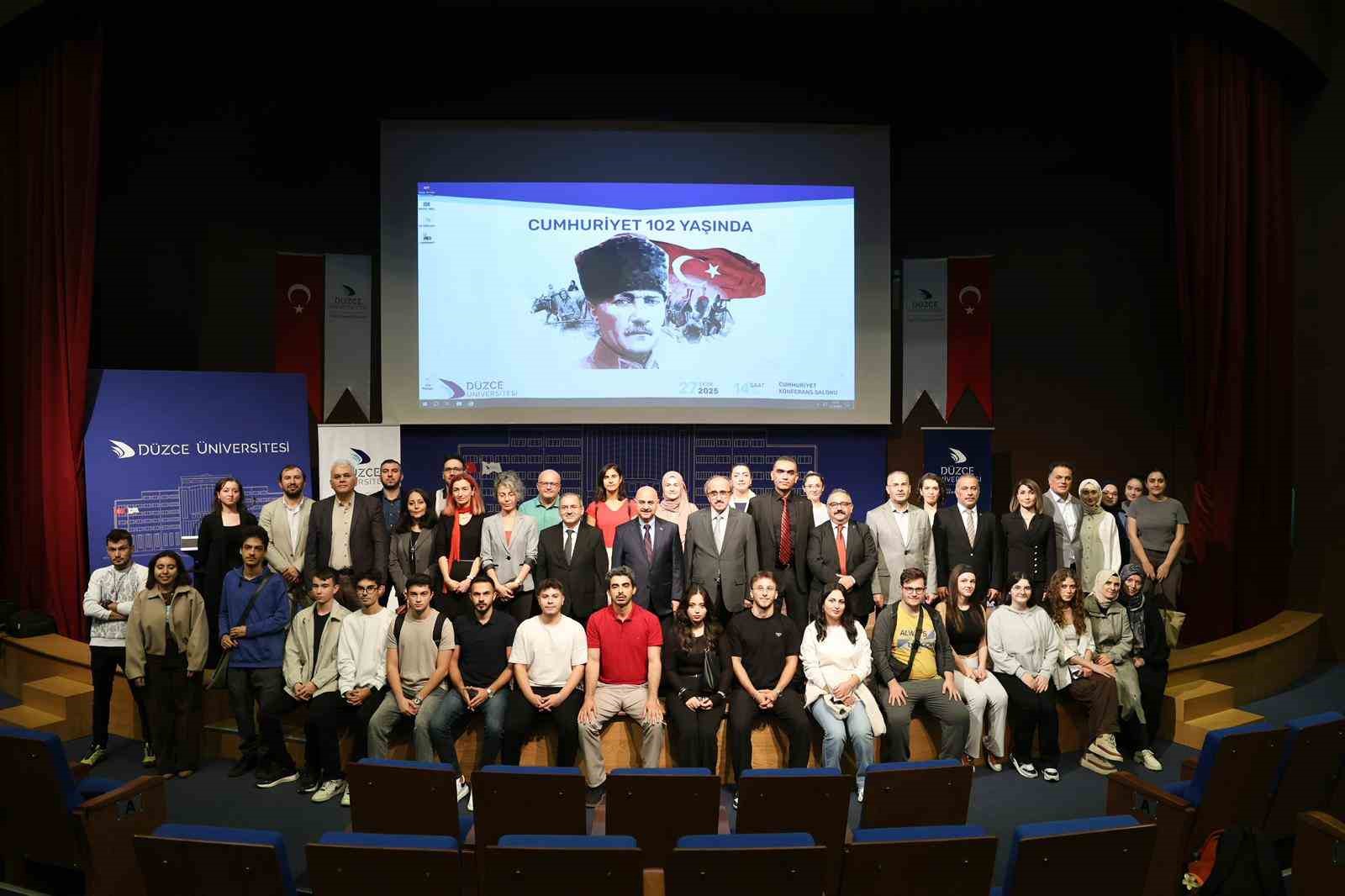 Düzce Üniversitesi Rektörü Prof. Dr. Sözbir: "102 yıl önce bu topraklarda bir umut yeşerdi" 5 duzce universitesi rektoru prof dr sozbir 102 yil once bu topraklarda bir umut yeserdi V5h3FnWe