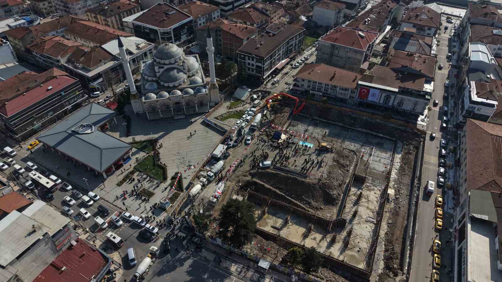 duzcede kent meydaninin temeli atildi 0