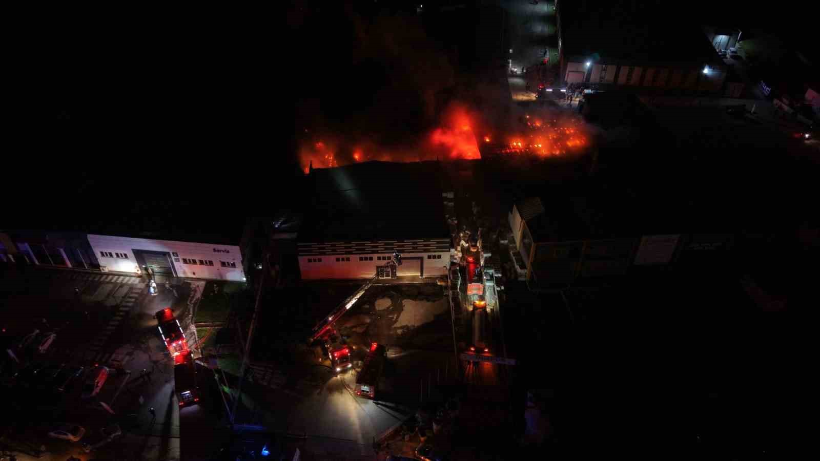 duzcedeki fabrika yangini havadan goruntulendi 3 7KQwHNhL