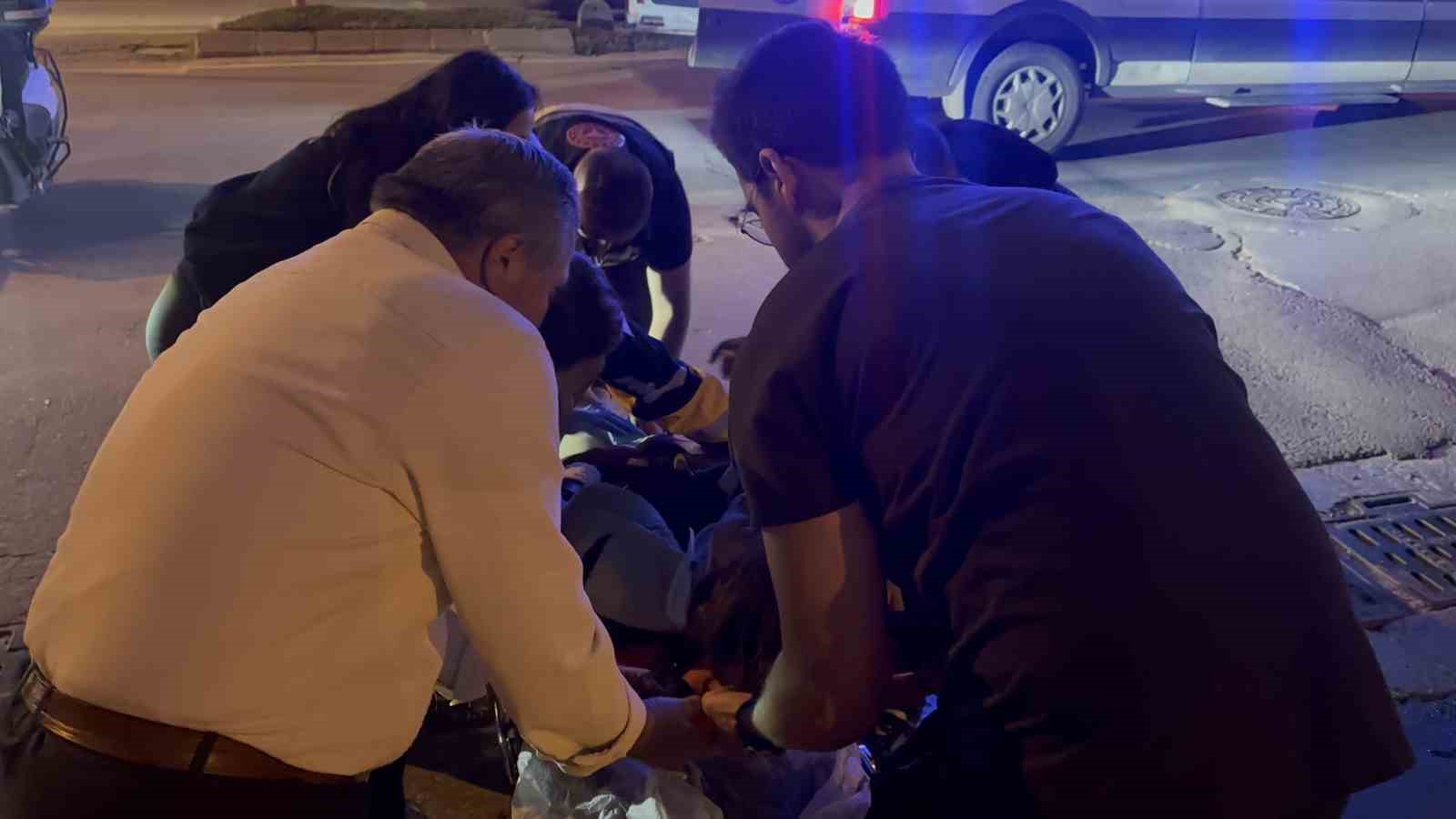 edirnede devrilen motosikletteki genc kiz yaralandi 2 aeGKErTR