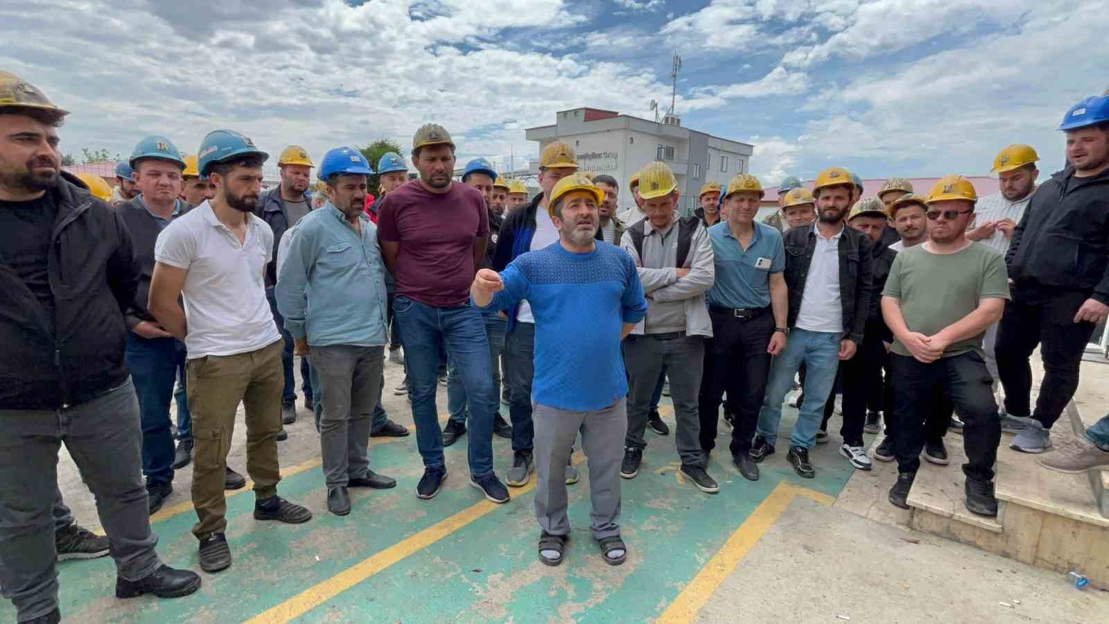 edirnede madencilik iscileri maas ve tazminat iddiasiyla greve cikti 1 NpScNSu7