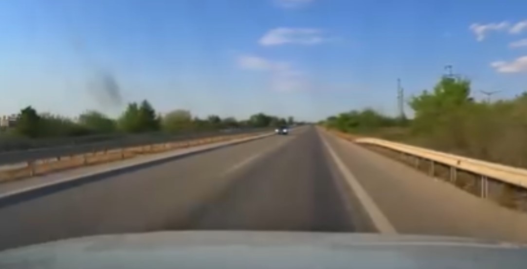 edirnede ters yonde ilerleyen otomobil trafikte tehlike sacti 1