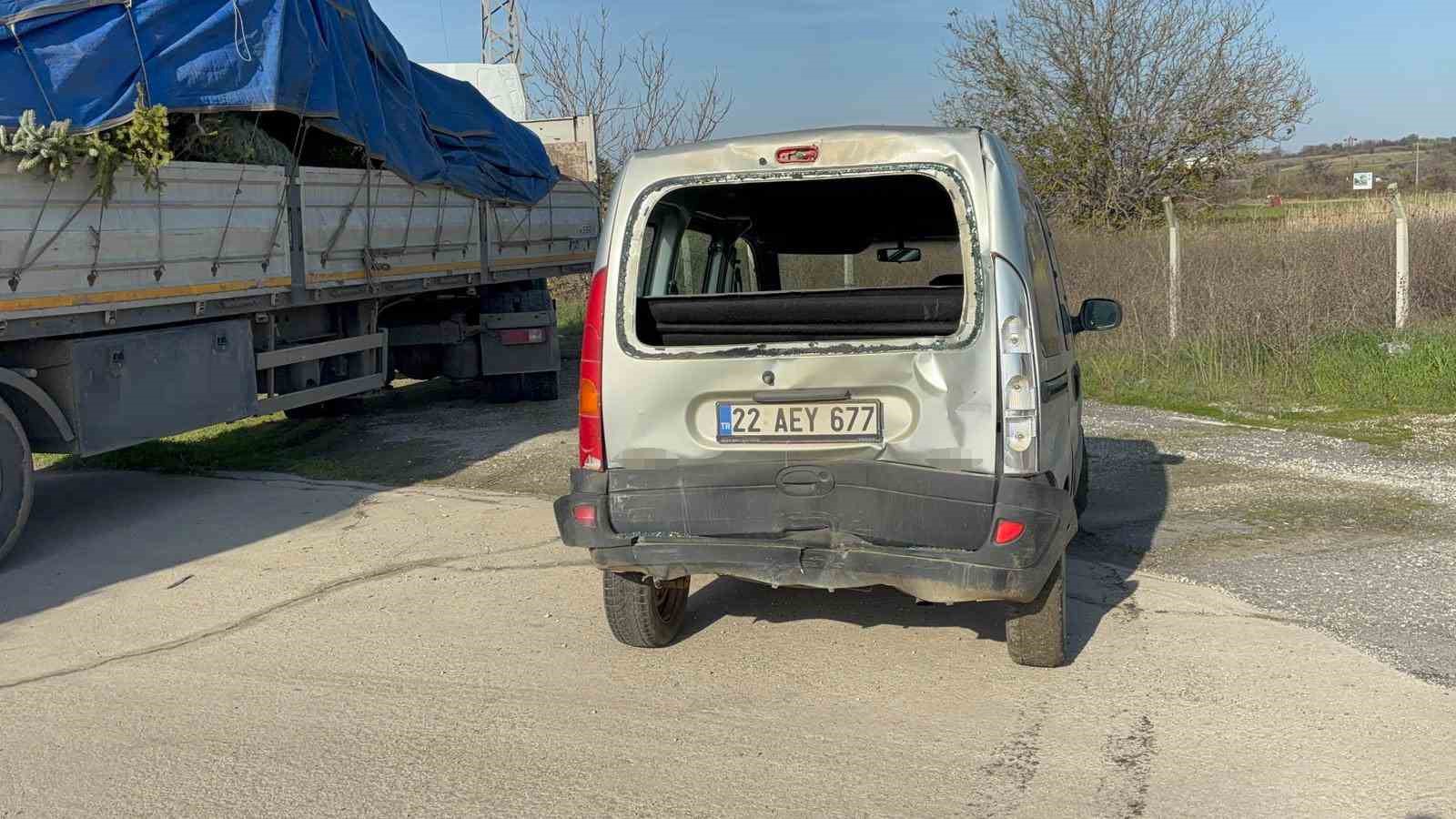 edirnede zincirleme kaza 1 yarali 0