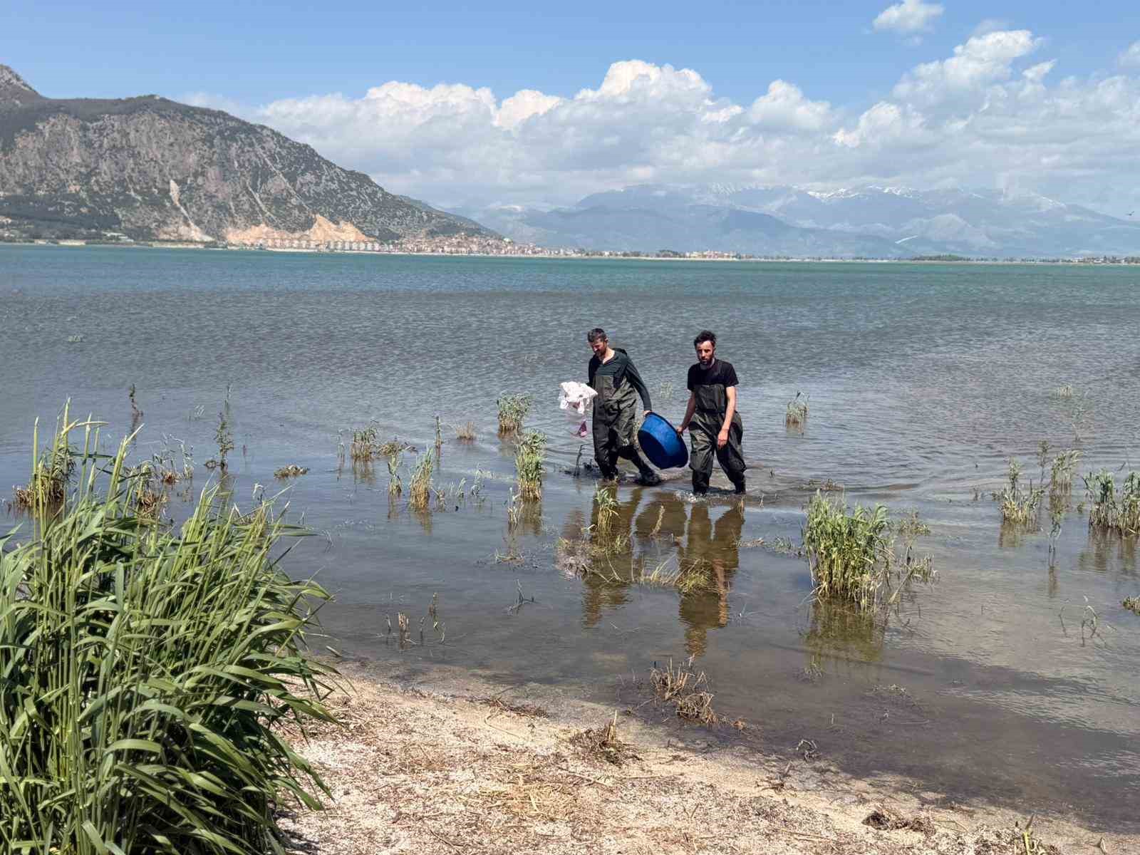 egirdir golunde 100 metrelik yasa disi ag ele gecirildi 0 YMDafM7l