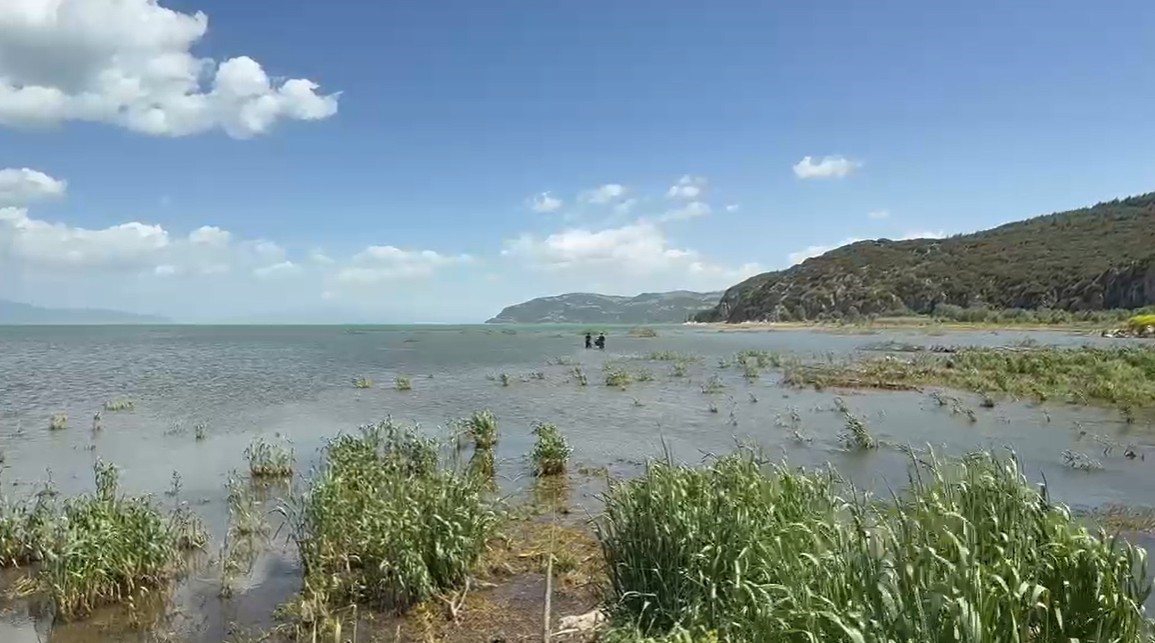 egirdir golunde 100 metrelik yasa disi ag ele gecirildi 1