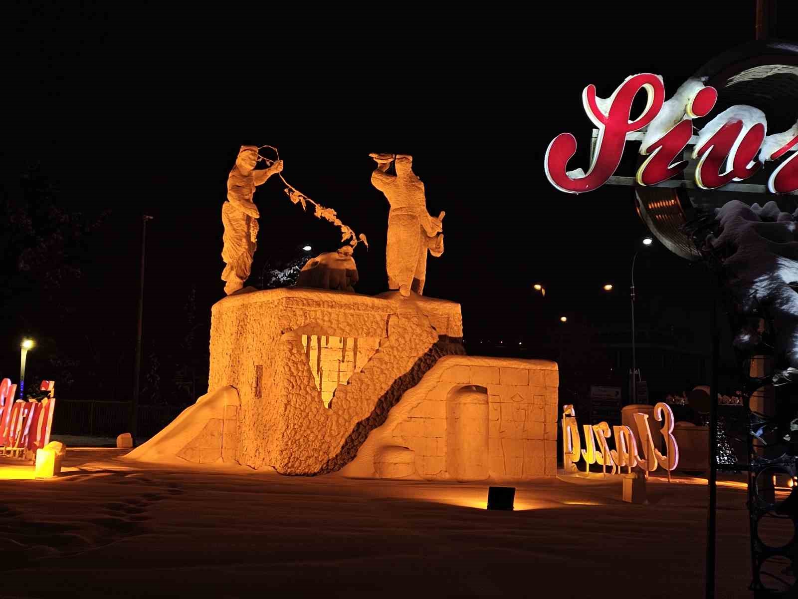 elazig caydacira kavsaginda kar manzarasi 8