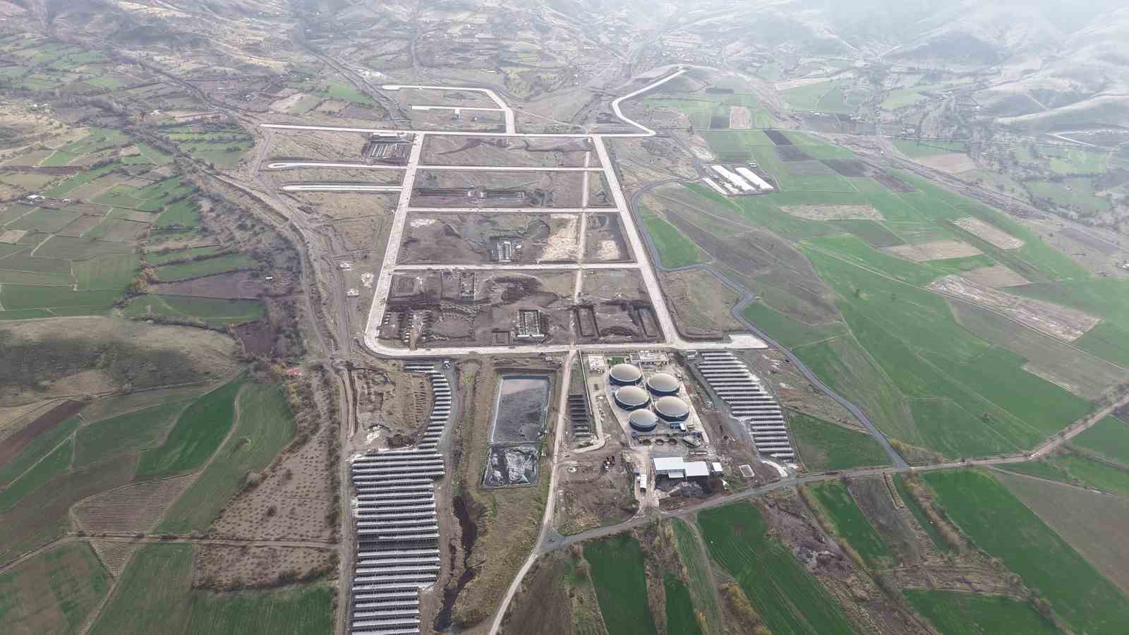 elazigda 250 milyon liralik cevizdere besi osbde altyapi tamamlandi bolge dron ile goruntulendi 7