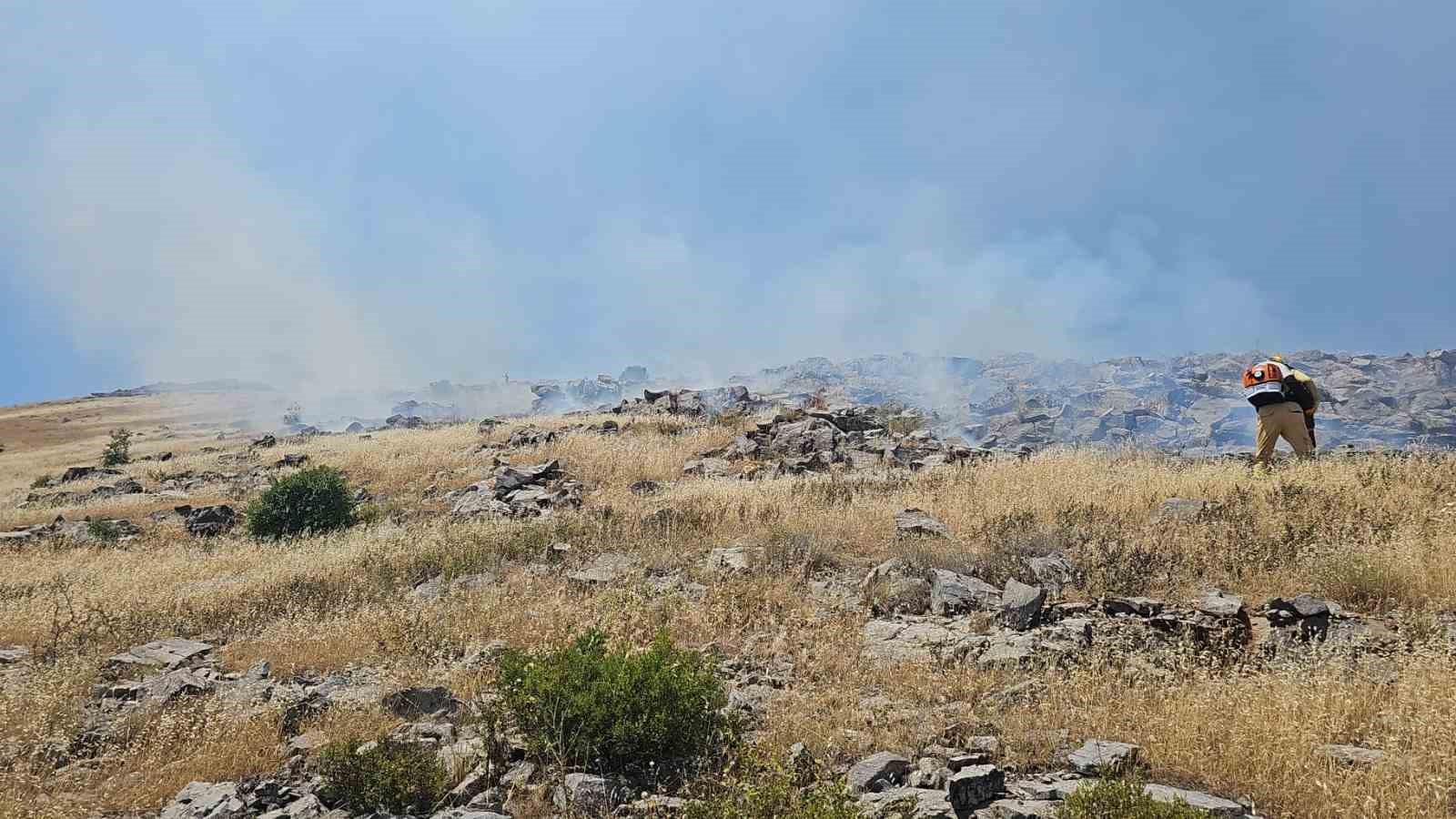 Elazığ’da dağlık alandaki yangına müdahale sürüyor 4 elazigda daglik alandaki yangina mudahale suruyor 0 FRE1jMKZ