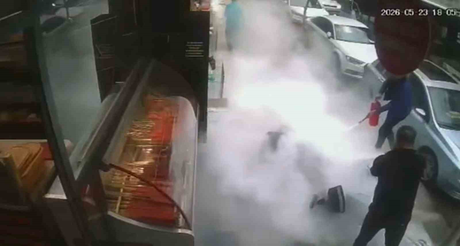 elazigda marsa bastigi anda motoru alev aldi o anlar kamerada 3 2fdyE8TJ