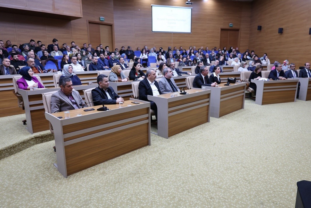 elazigda resmi yazismalarda uygulanacak usul ve esaslar hakkinda egitim 1