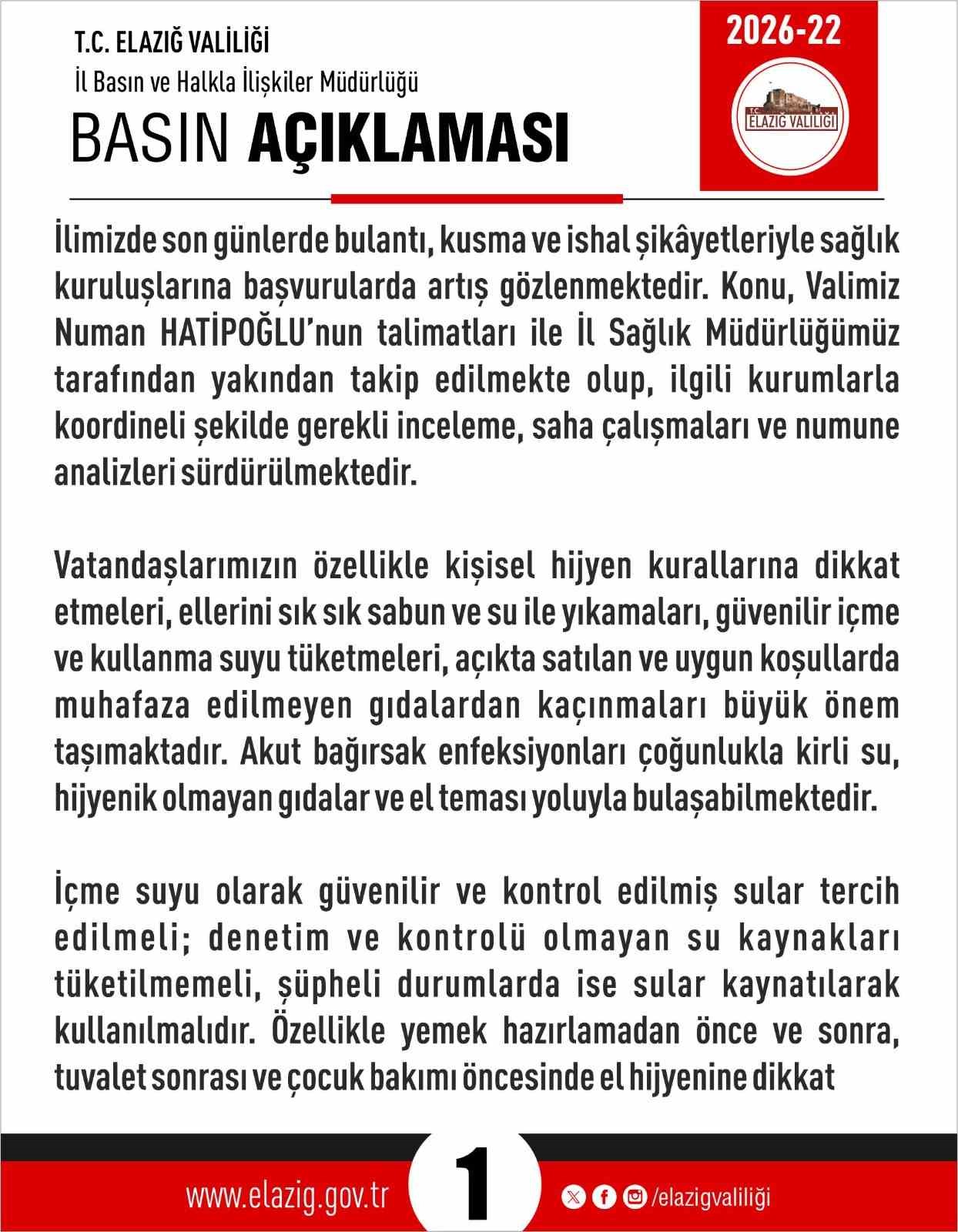 elazigda salgin alarmi valilik acikladi uzman doktor uyardi 2 aNVIb4W9