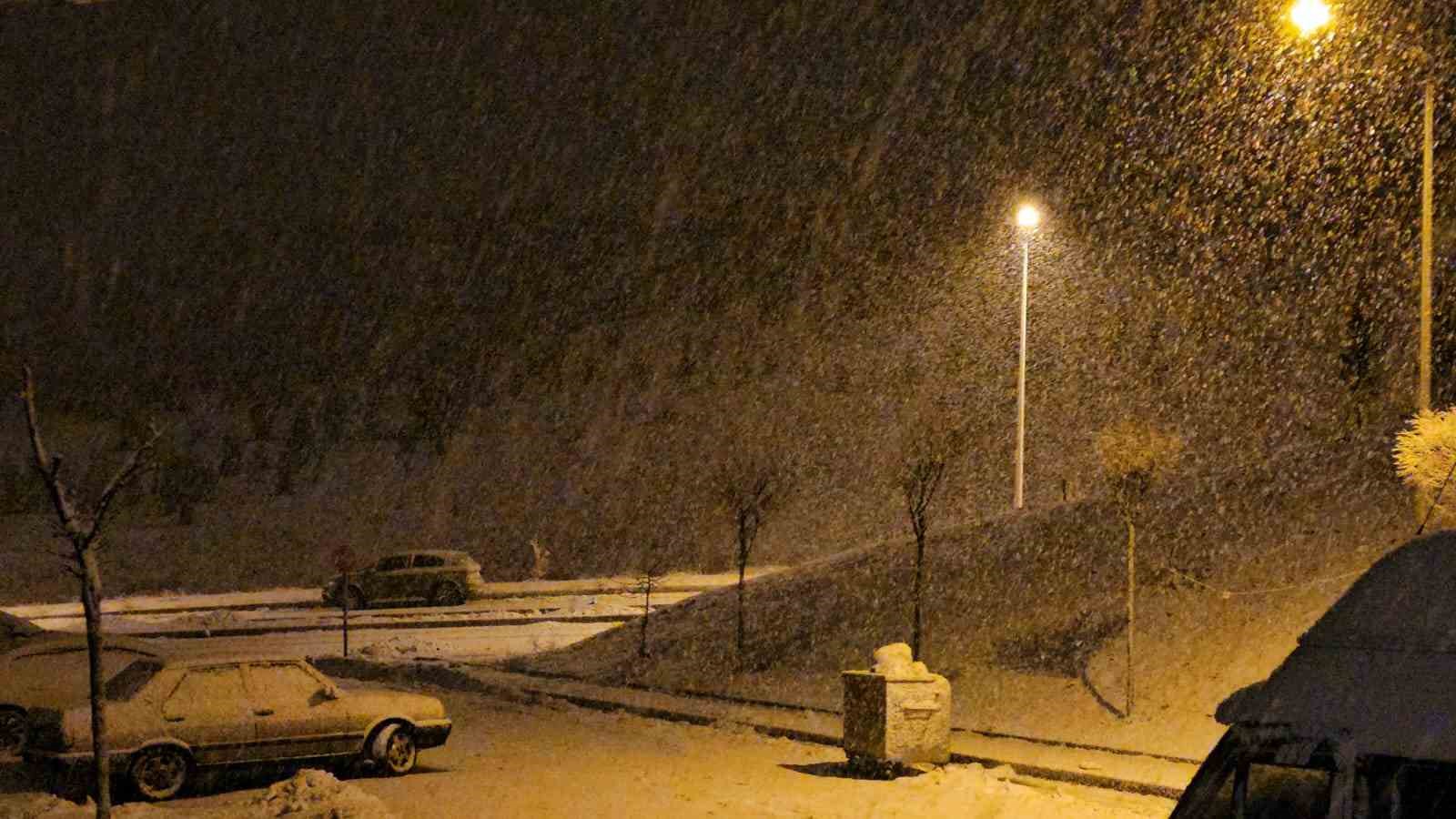 elazigda yogun kar yagisi basladi 1