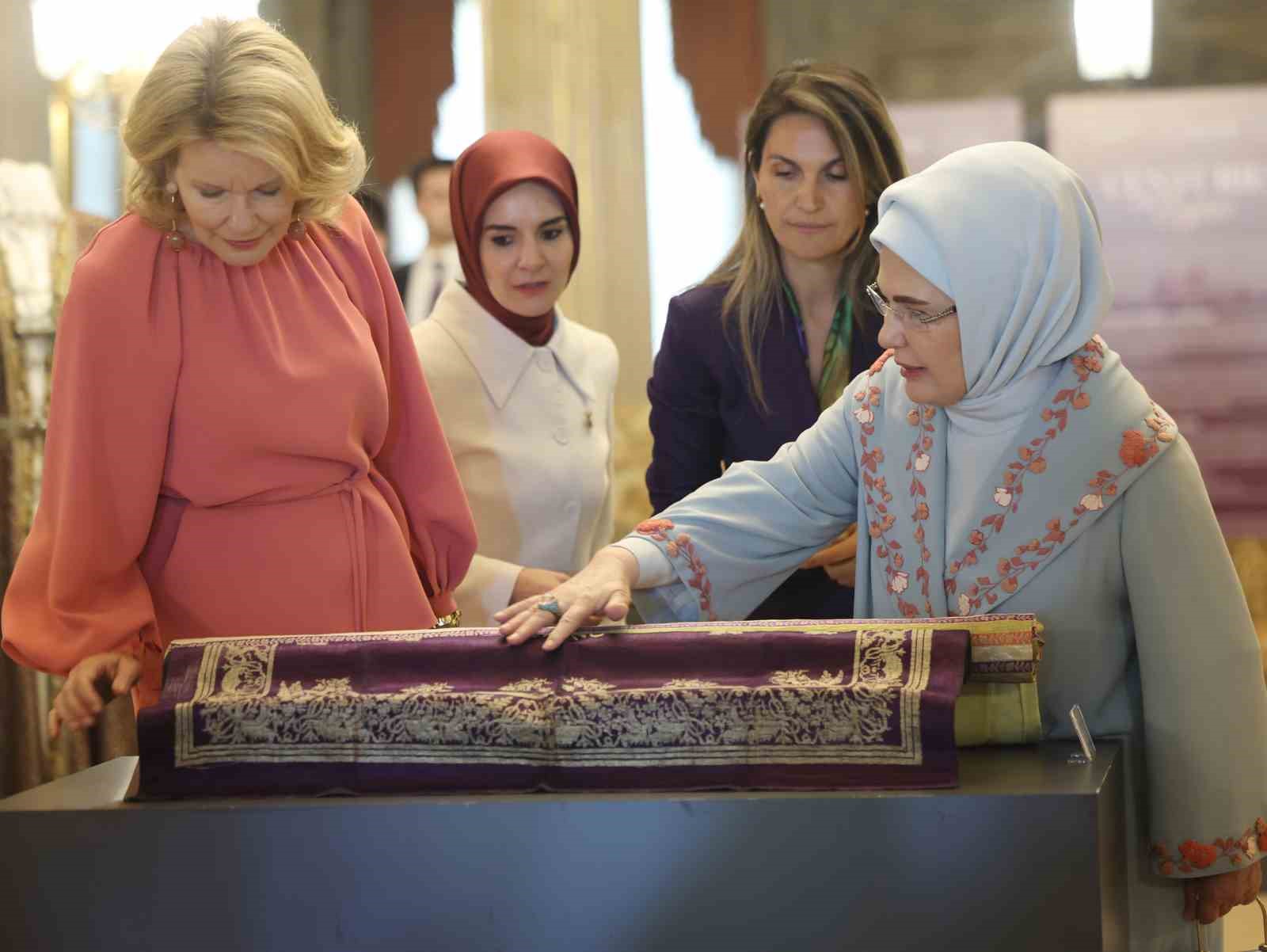 Emine Erdoğan, Belçika Kraliçesi Mathilde ile bir araya geldi 22 emine erdogan belcika kralicesi mathilde ile bir araya geldi 18